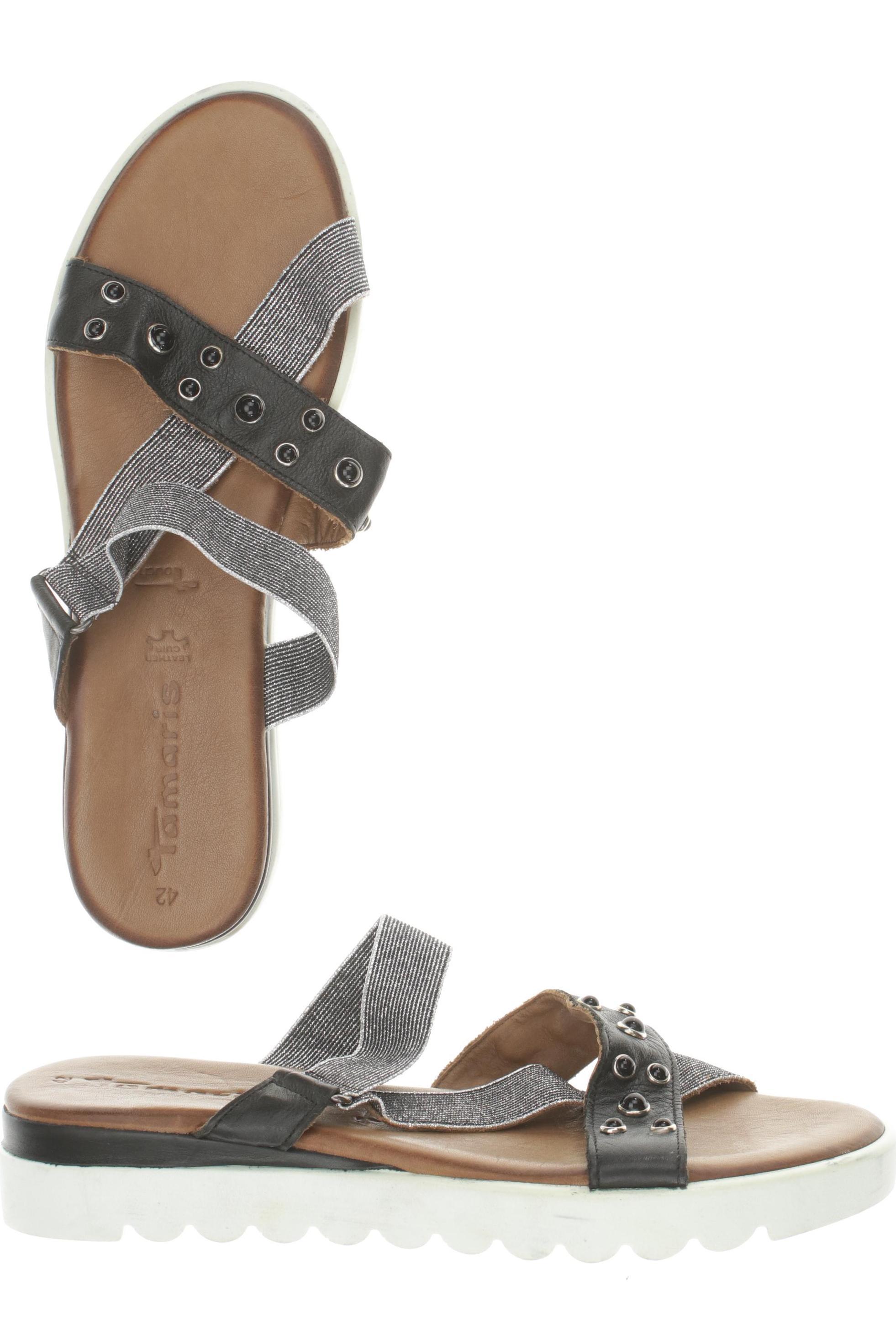

Tamaris Damen Sandale, schwarz, Gr. 42