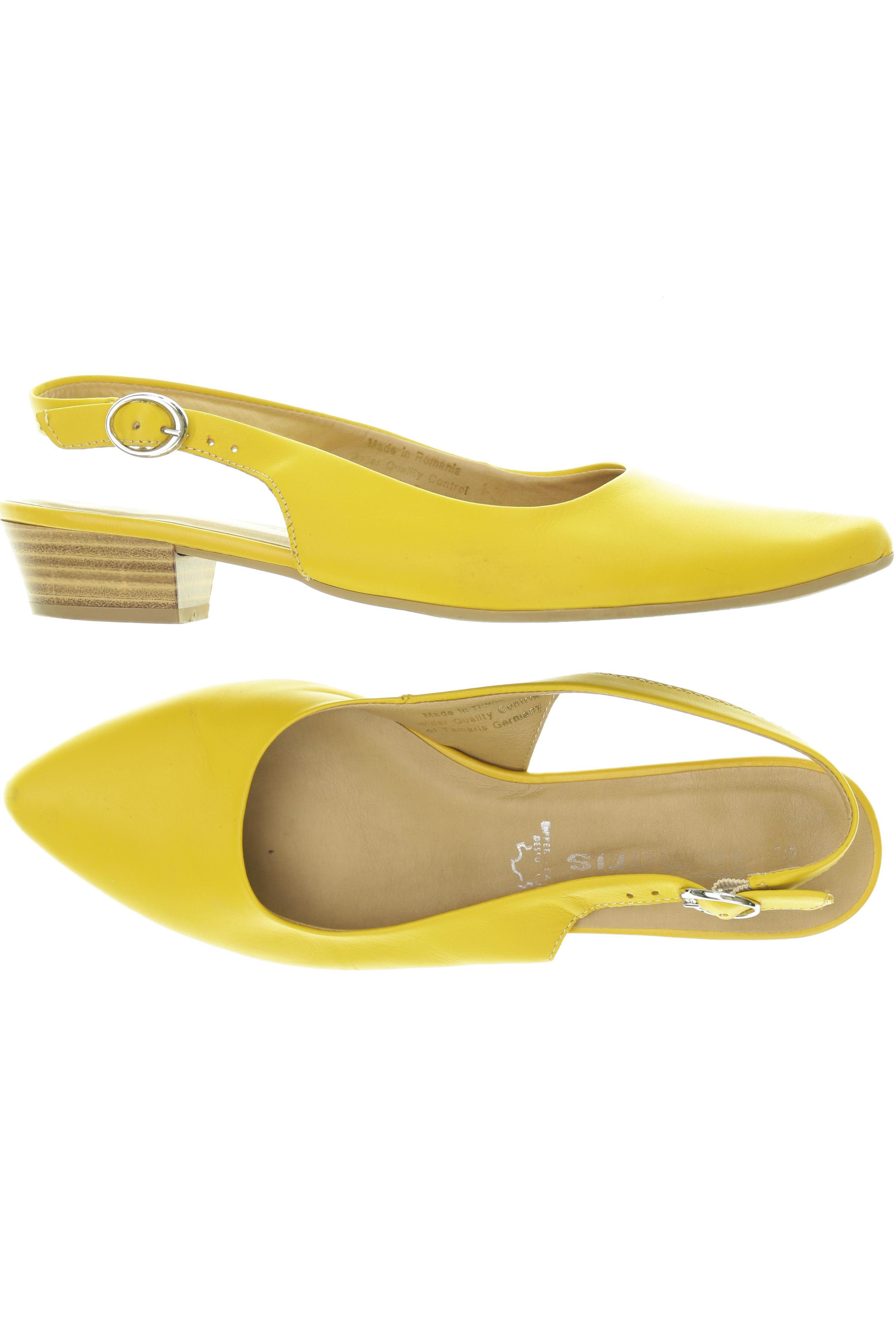 

Tamaris Damen Sandale, gelb, Gr. 39