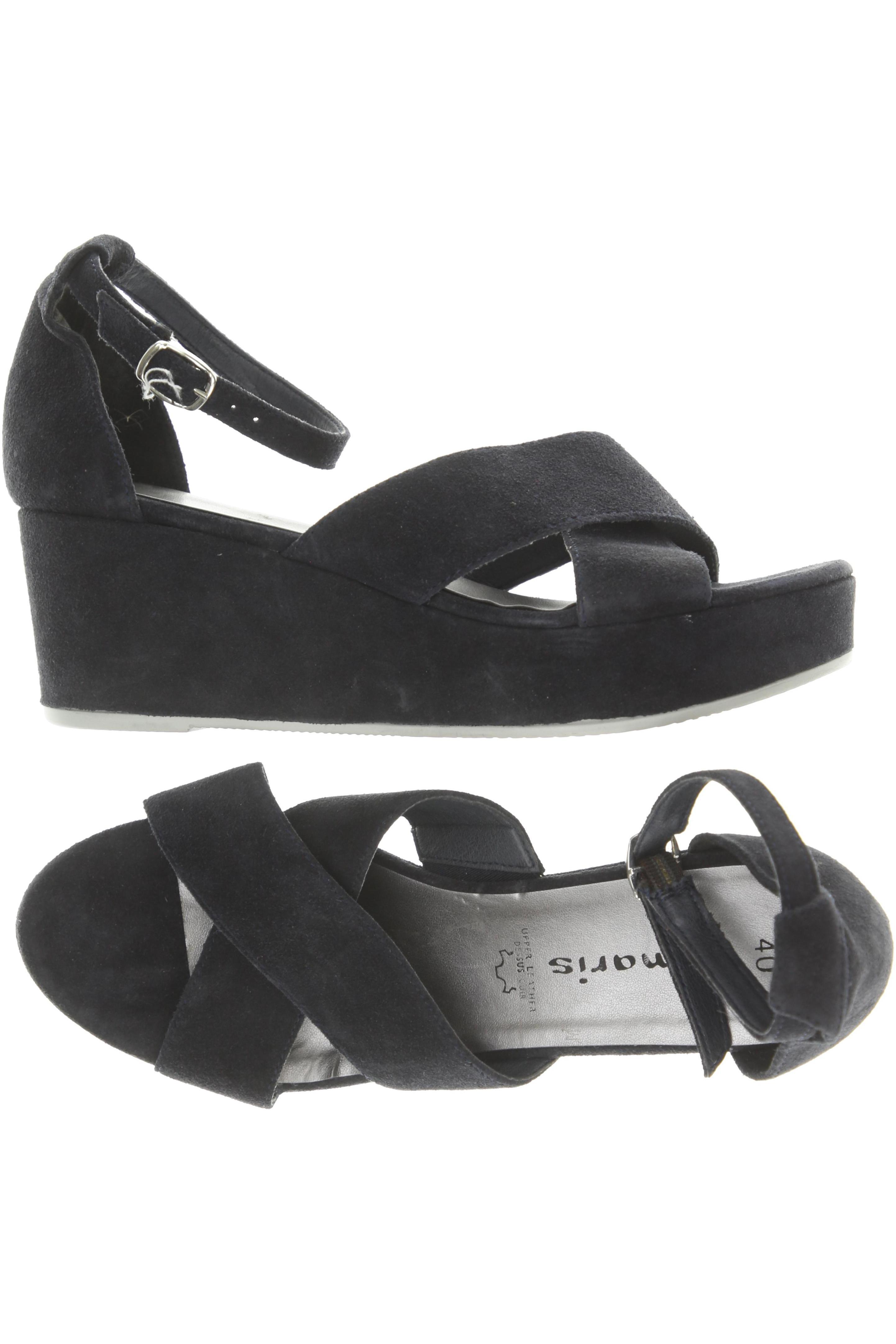 

Tamaris Damen Sandale, blau, Gr. 40