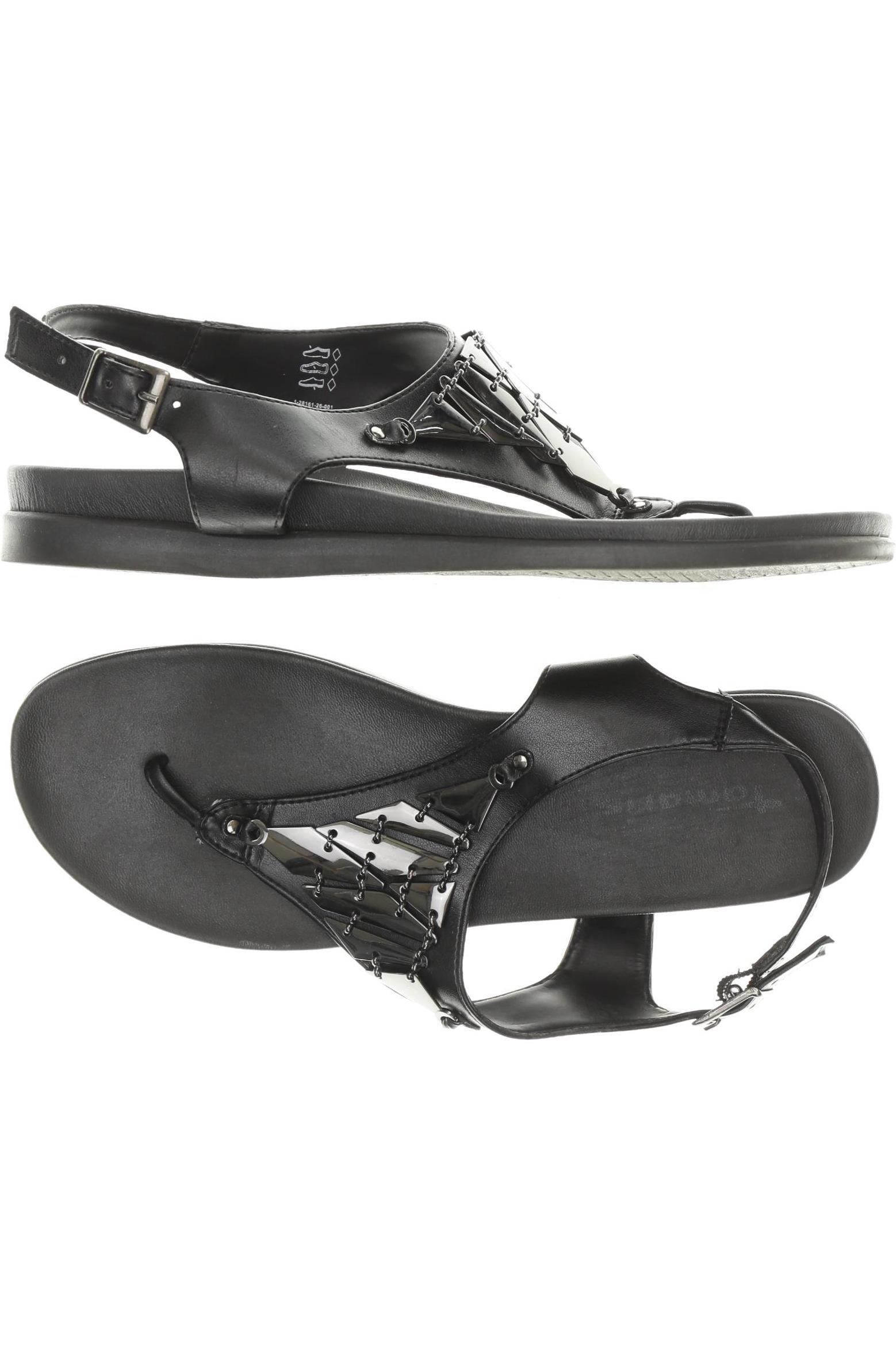 

Tamaris Damen Sandale, schwarz, Gr. 41