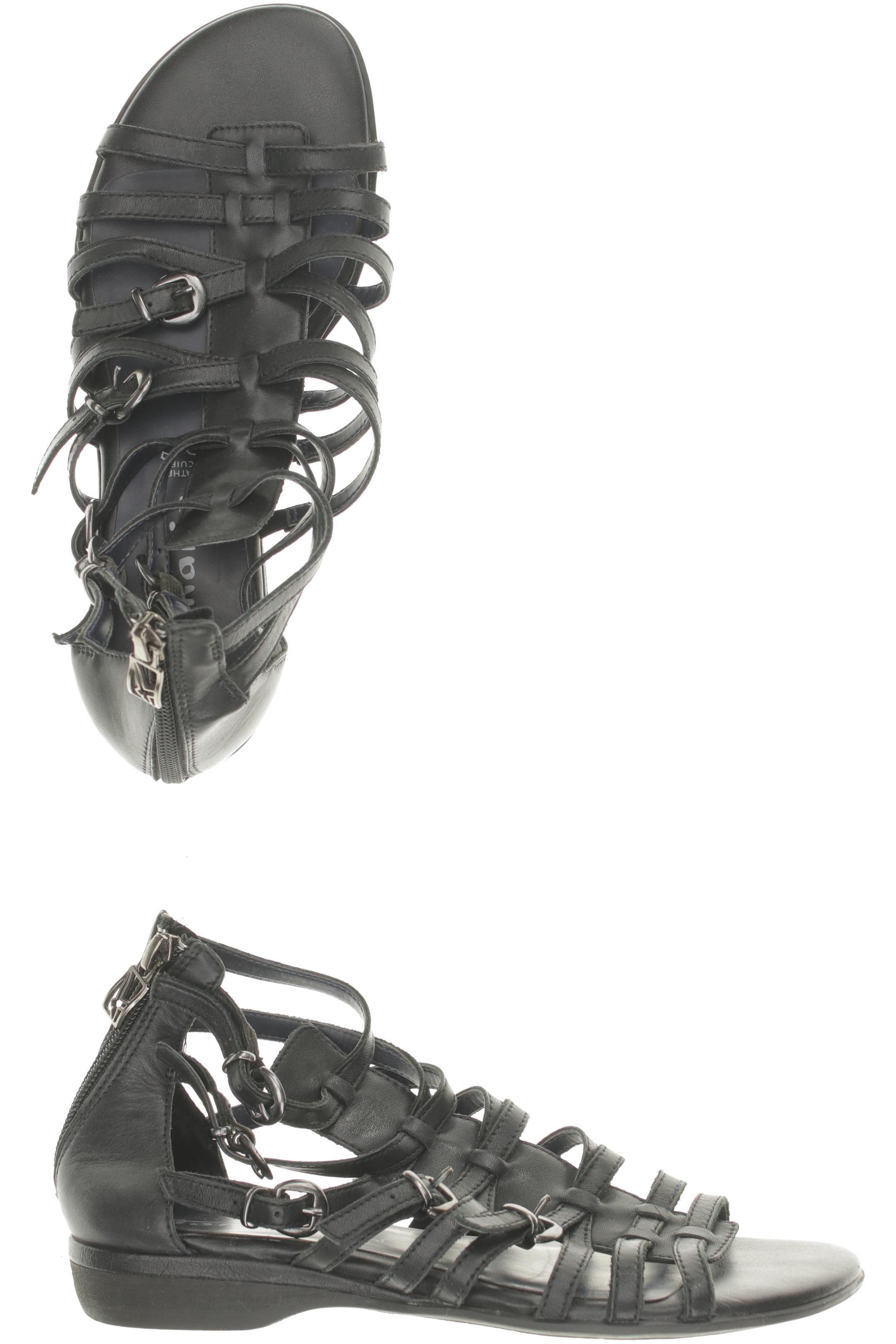 

Tamaris Damen Sandale, schwarz, Gr. 37