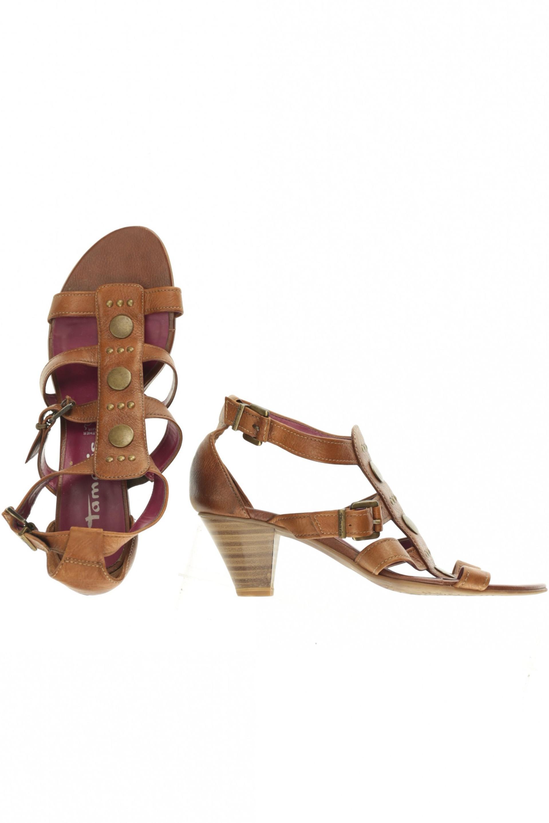 

Tamaris Damen Sandale, braun, Gr. 38