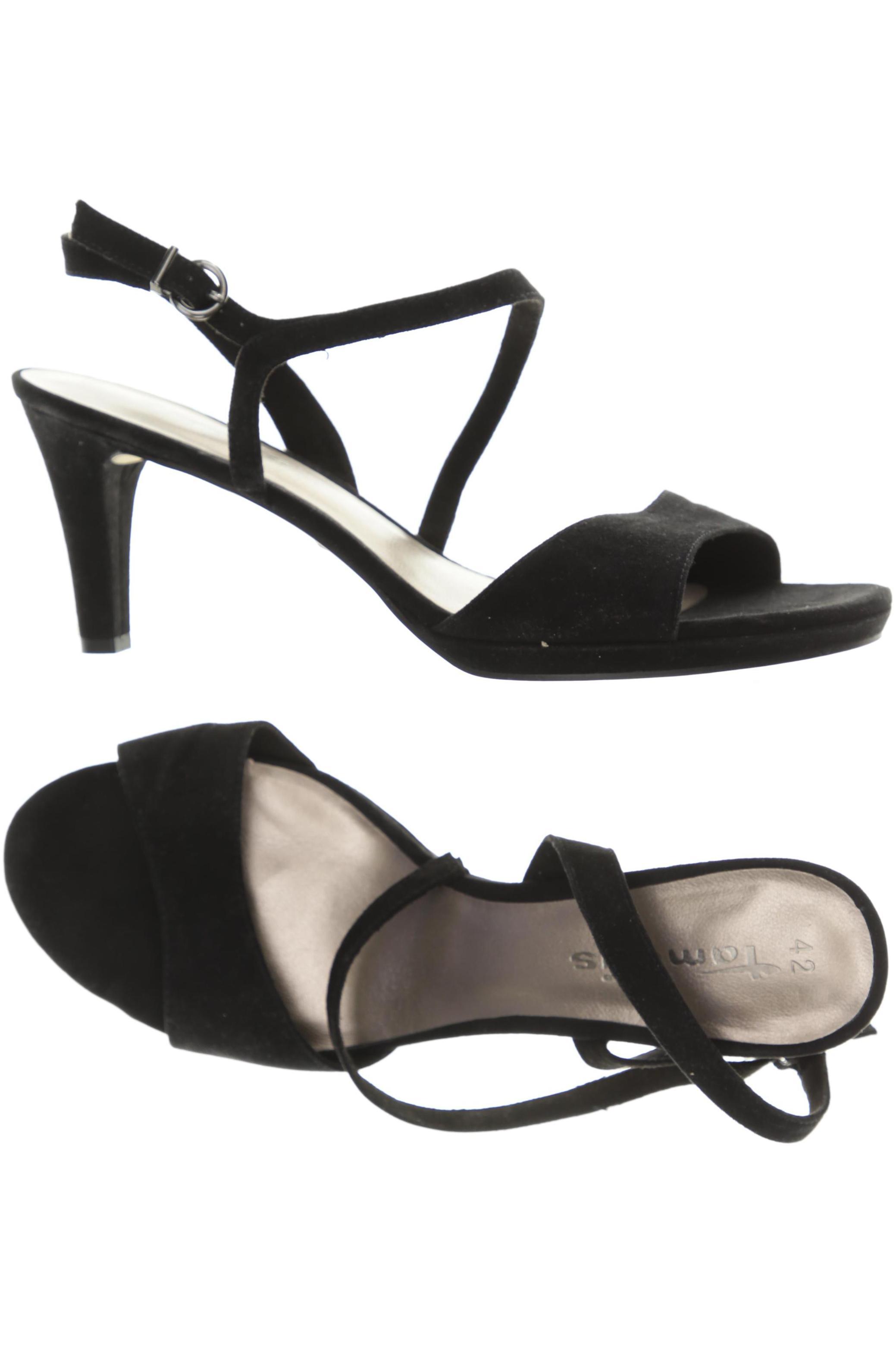 

Tamaris Damen Sandale, schwarz, Gr. 42