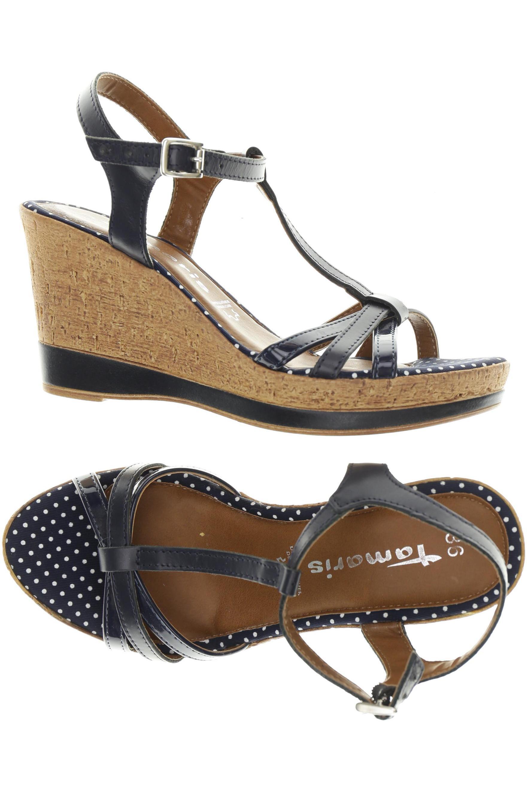 

Tamaris Damen Sandale, blau, Gr. 36