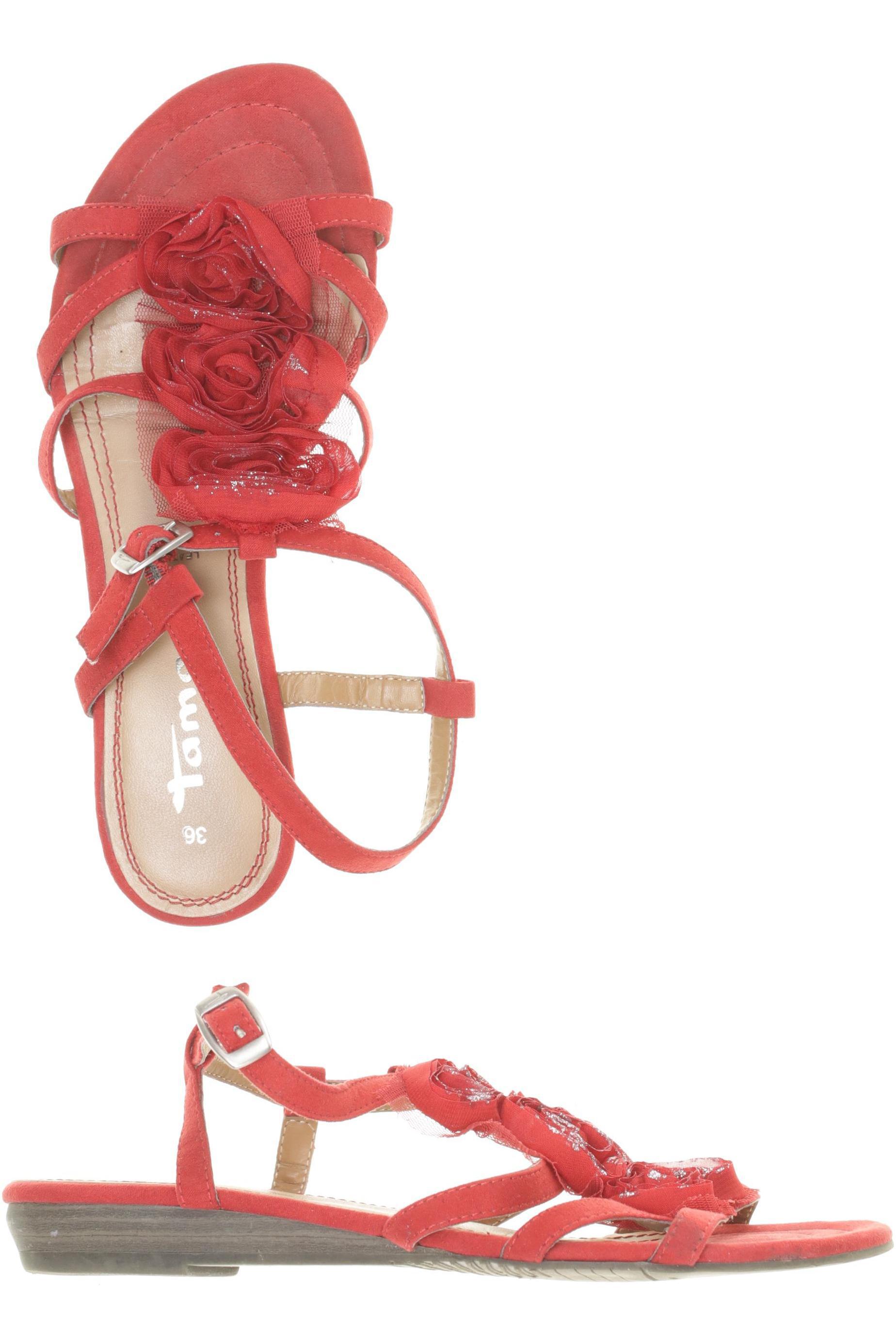 

Tamaris Damen Sandale, rot, Gr. 36