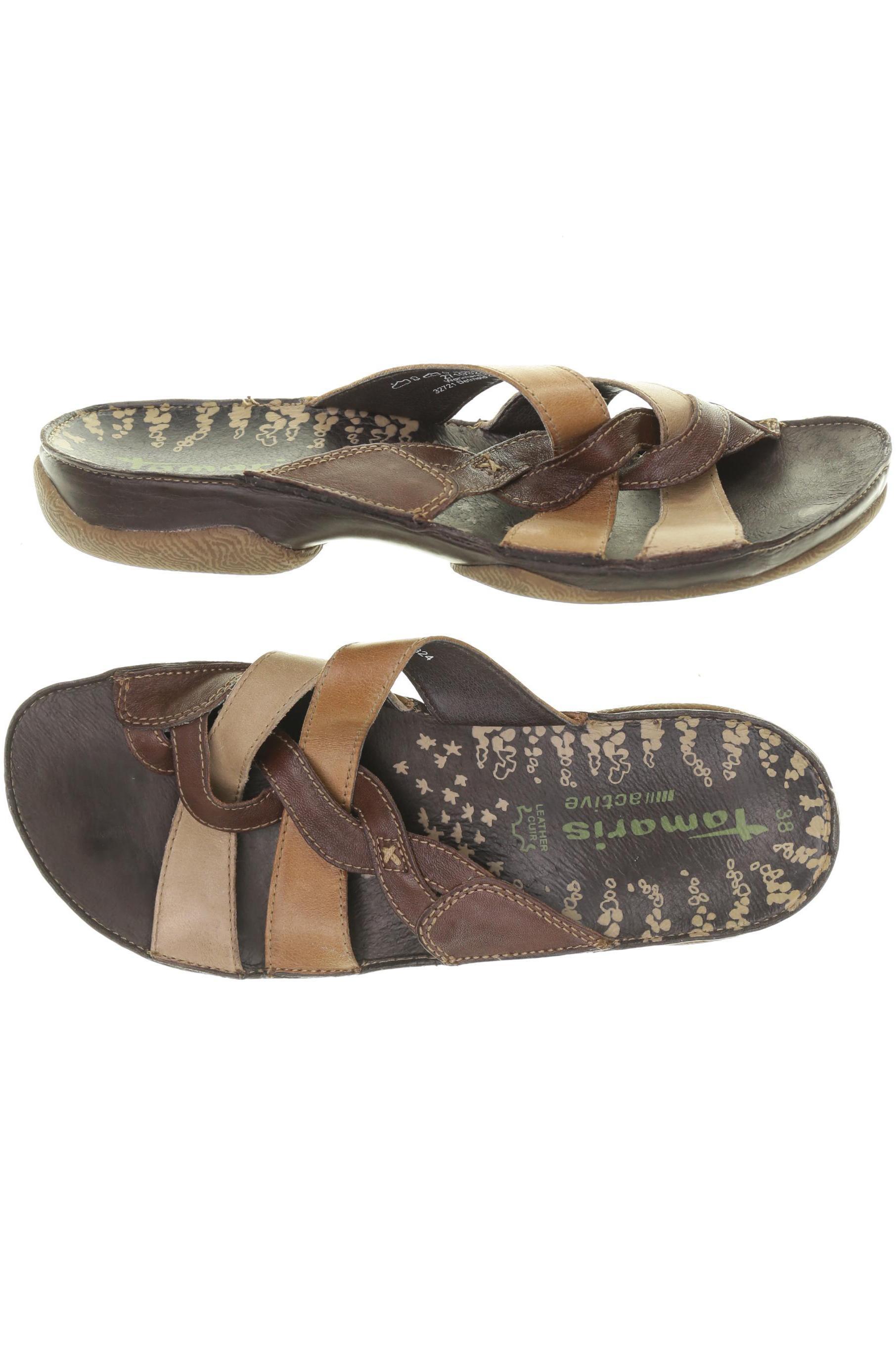 

Tamaris Damen Sandale, braun, Gr. 38