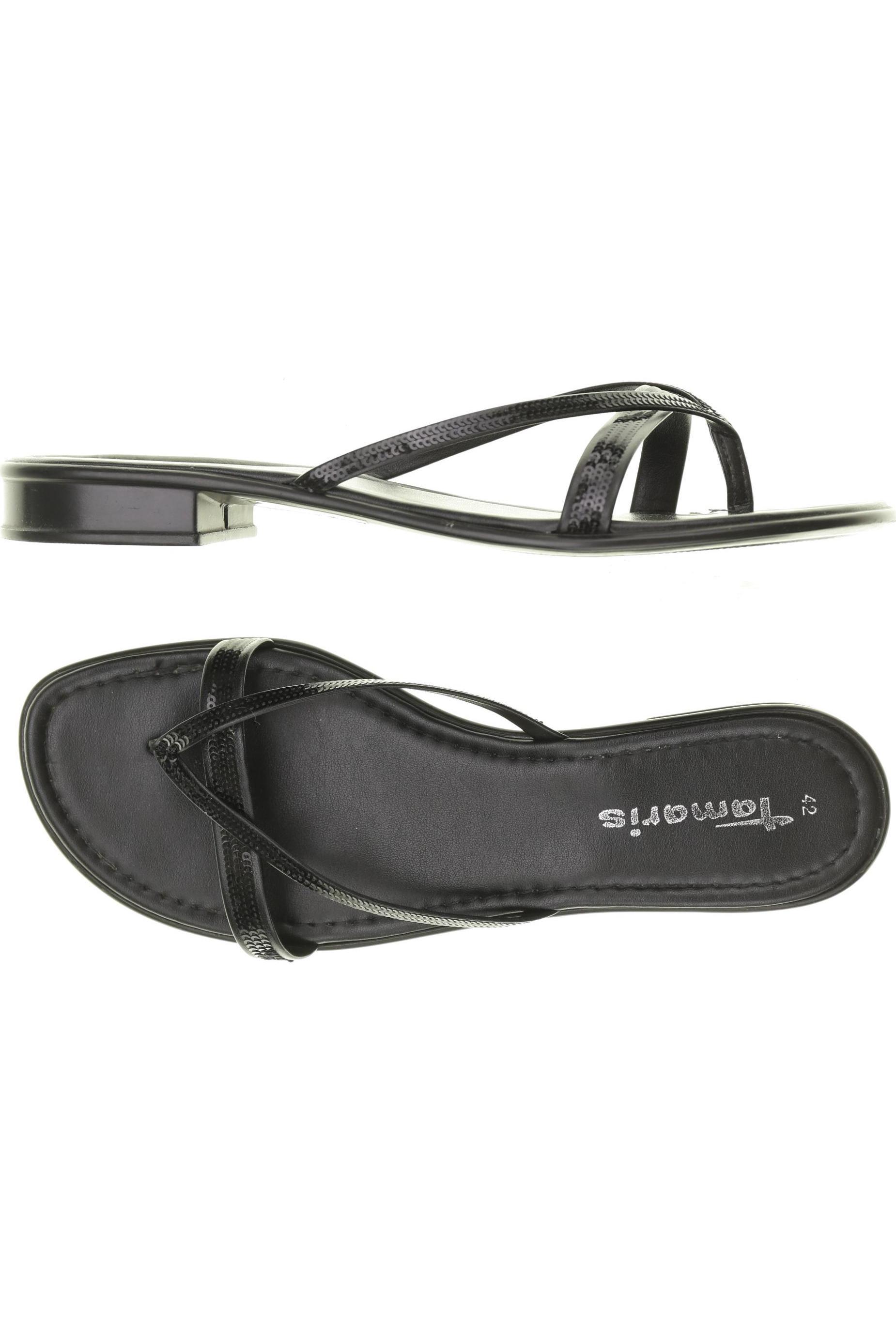 

Tamaris Damen Sandale, schwarz, Gr. 42