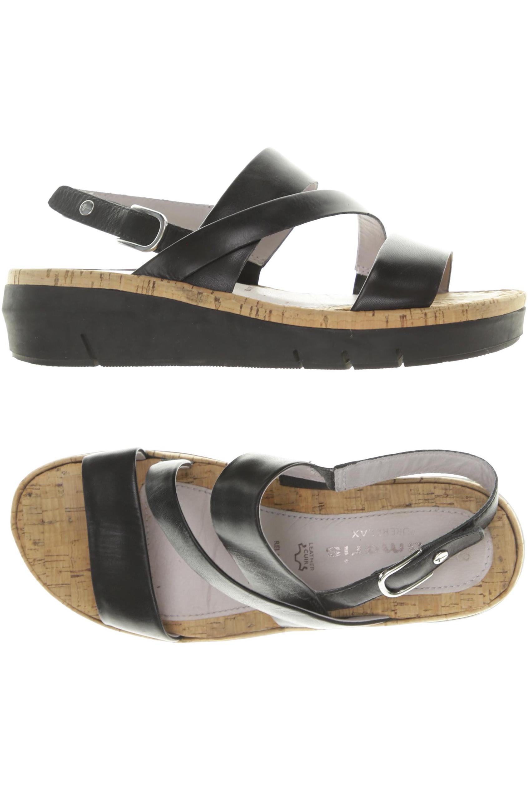 

Tamaris Damen Sandale, schwarz, Gr. 38