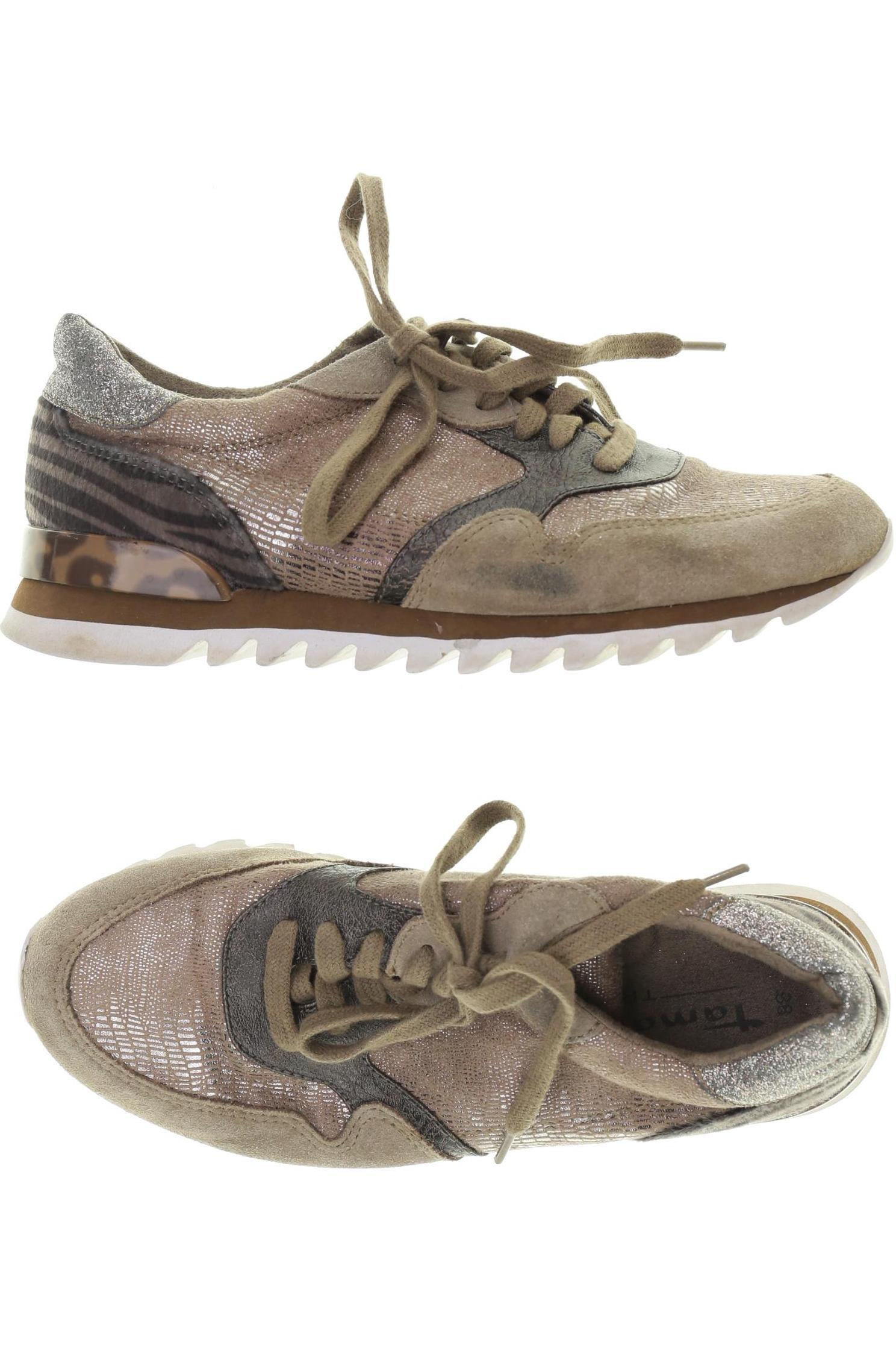 

Tamaris Damen Sneakers, braun, Gr. 38