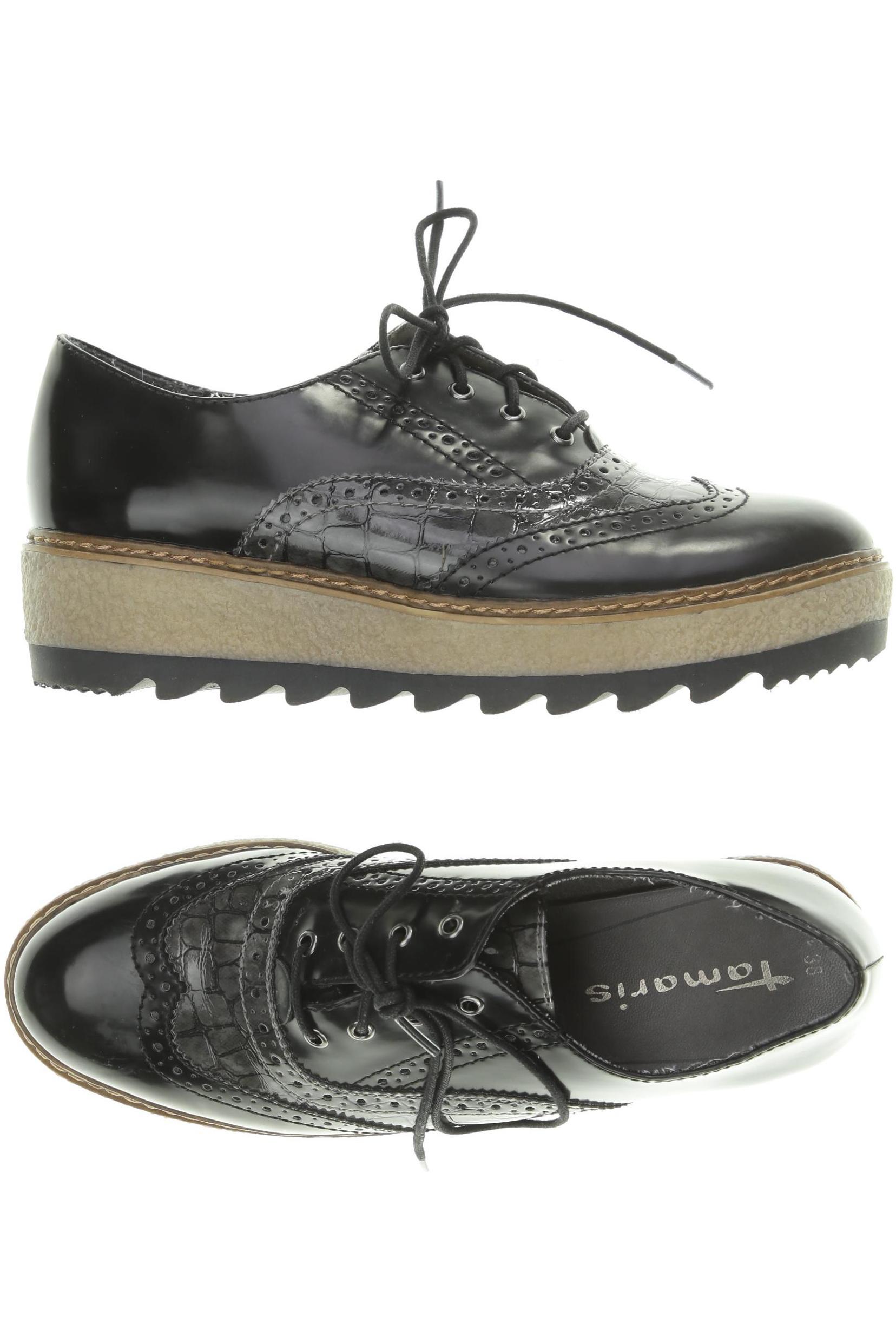 

Tamaris Damen Halbschuh, schwarz, Gr. 38