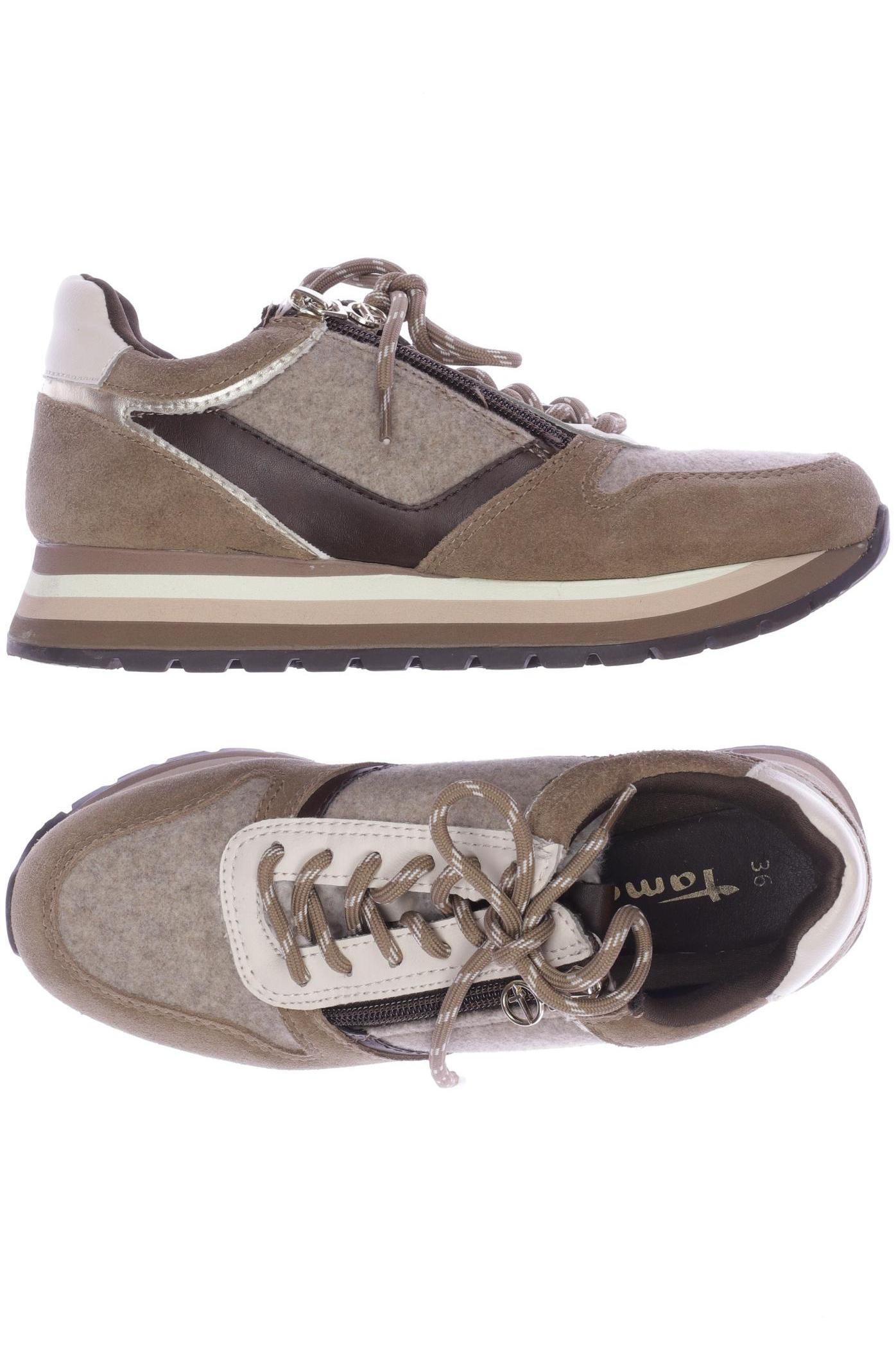 

Tamaris Damen Sneakers, braun, Gr. 36
