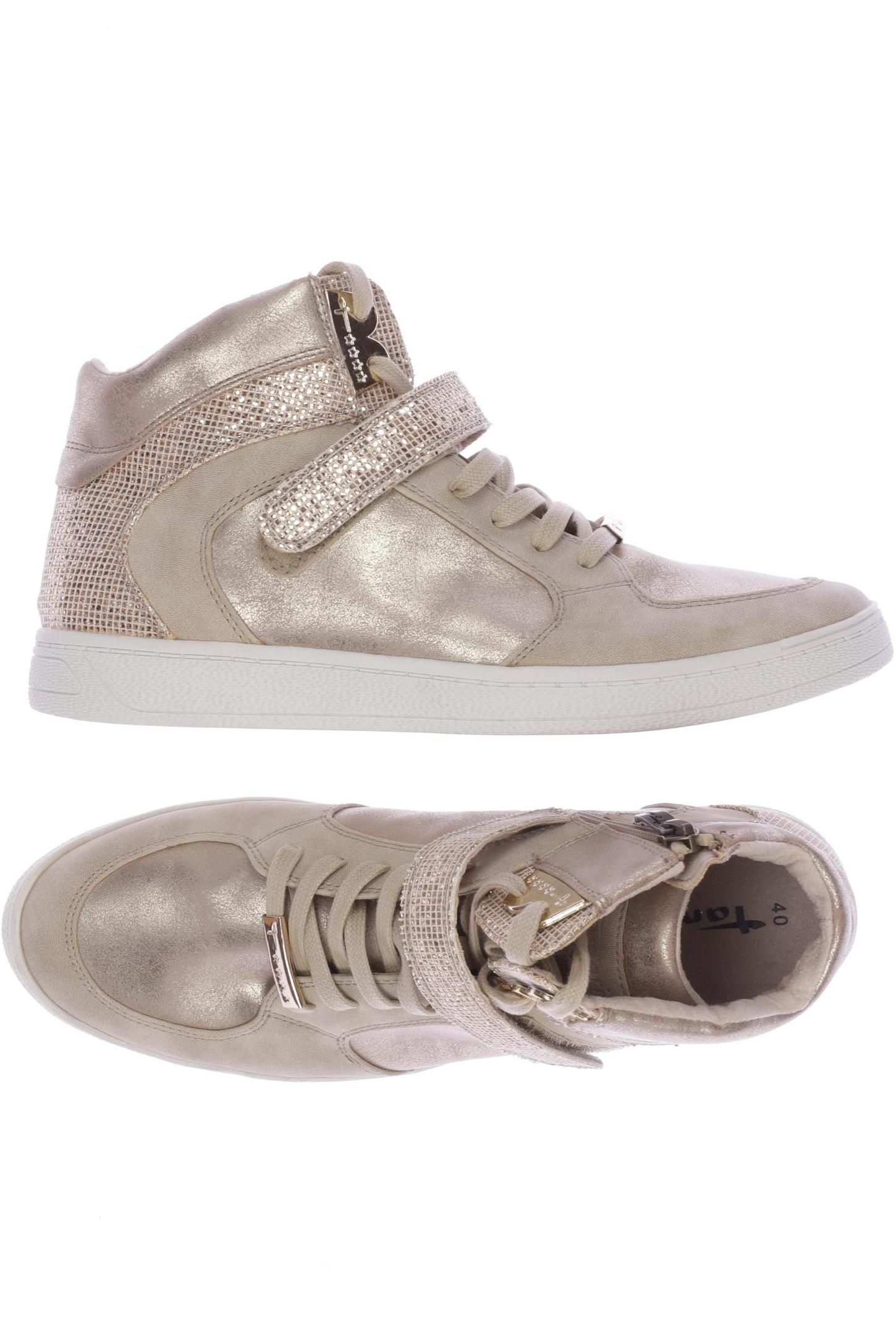 

Tamaris Damen Sneakers, gold, Gr. 40