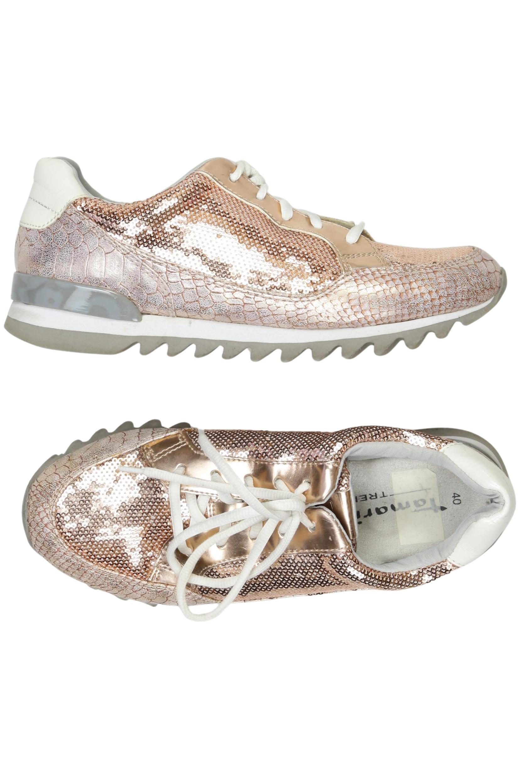 

Tamaris Damen Sneakers, gold, Gr. 40