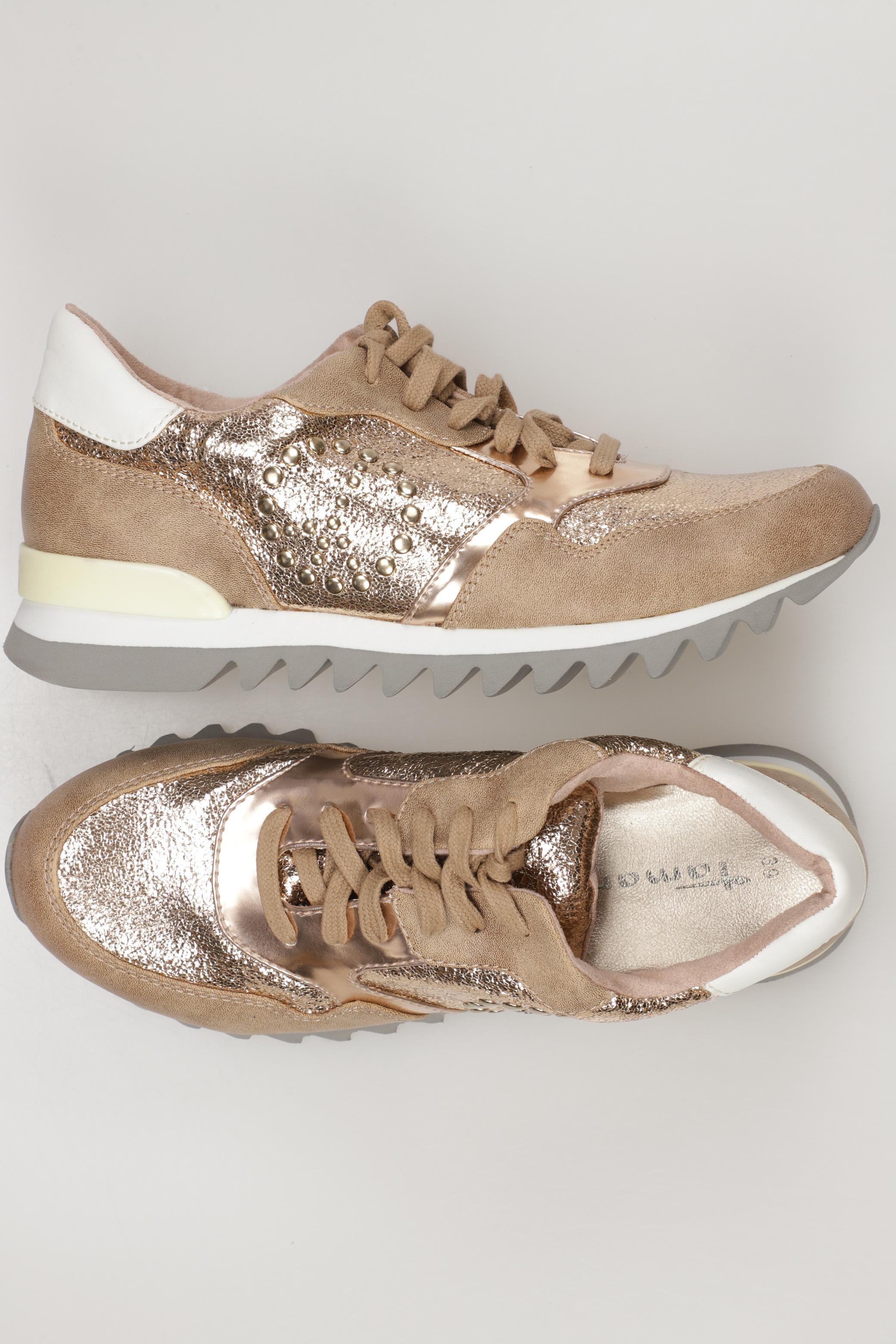 

Tamaris Damen Sneakers, braun, Gr. 39