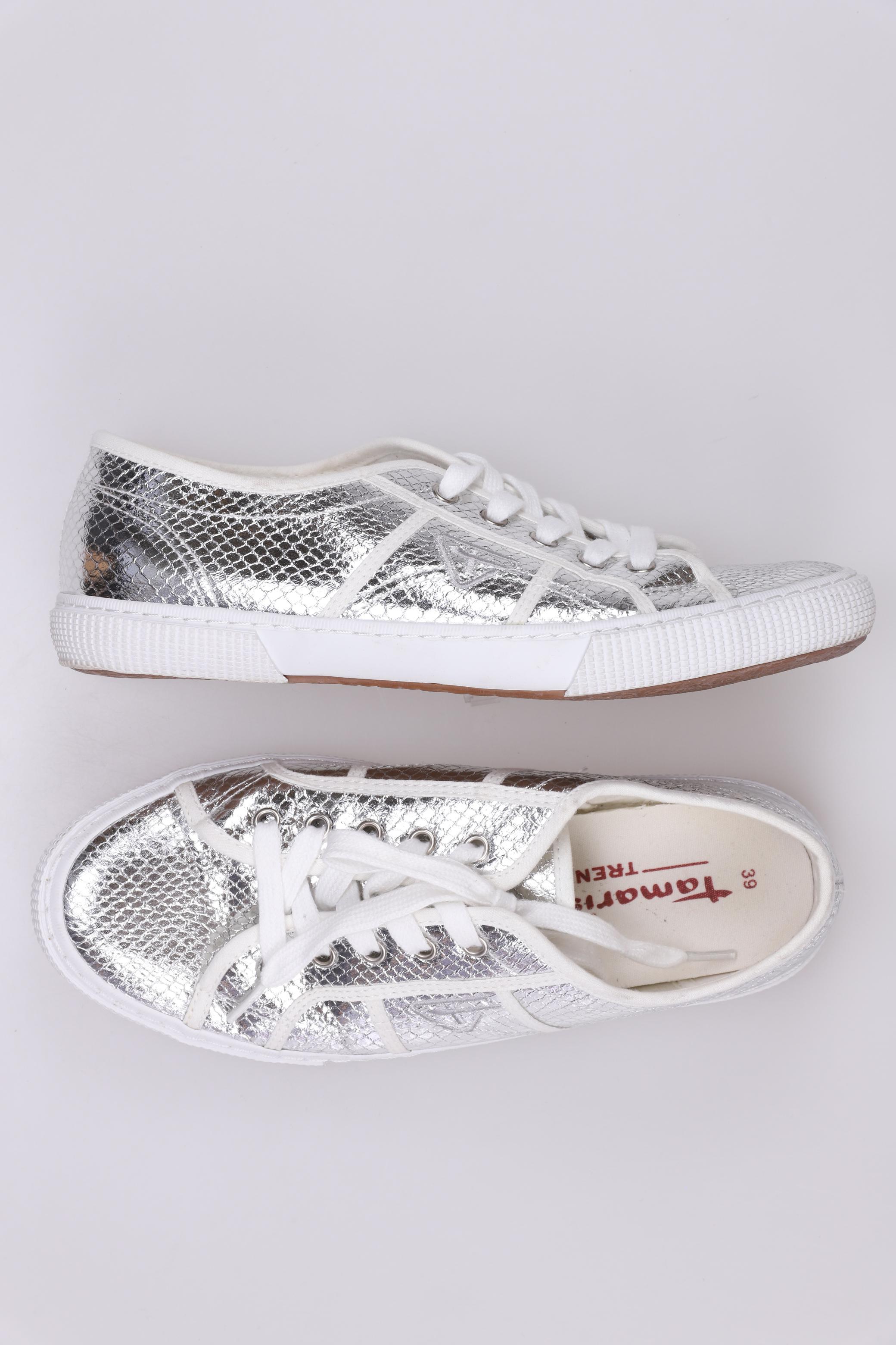 

Tamaris Damen Sneakers, silber, Gr. 39