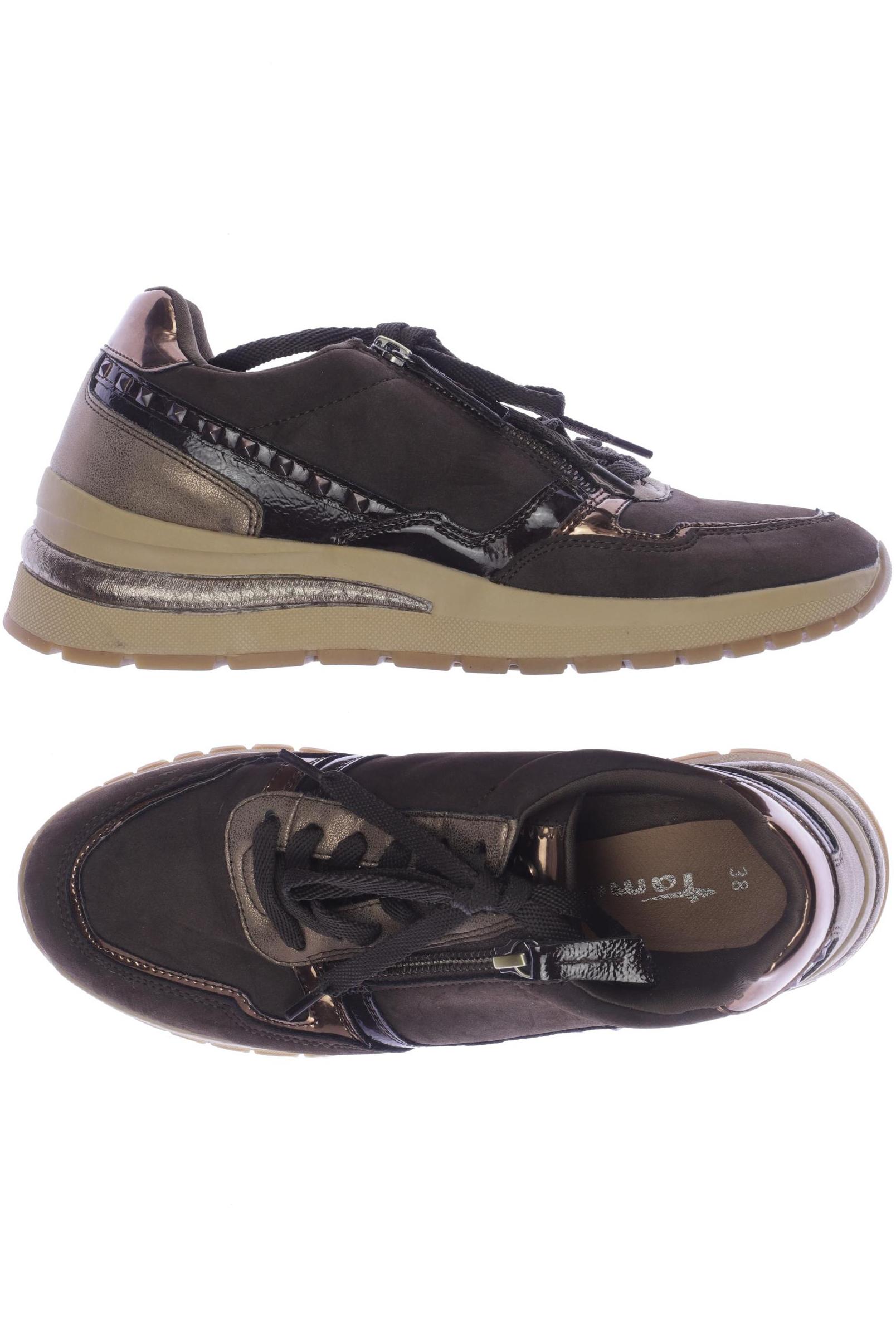

Tamaris Damen Sneakers, braun, Gr. 38