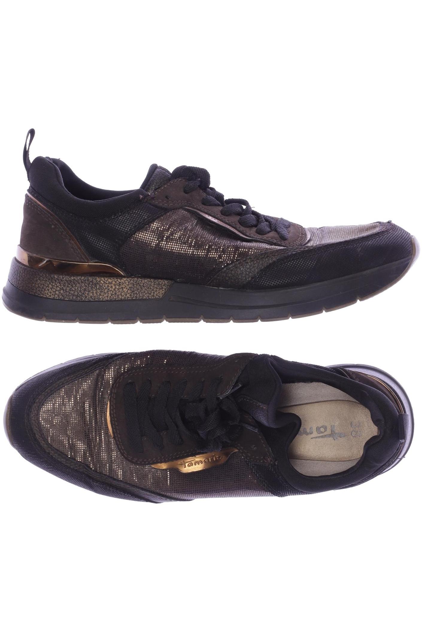

Tamaris Damen Sneakers, braun, Gr. 38