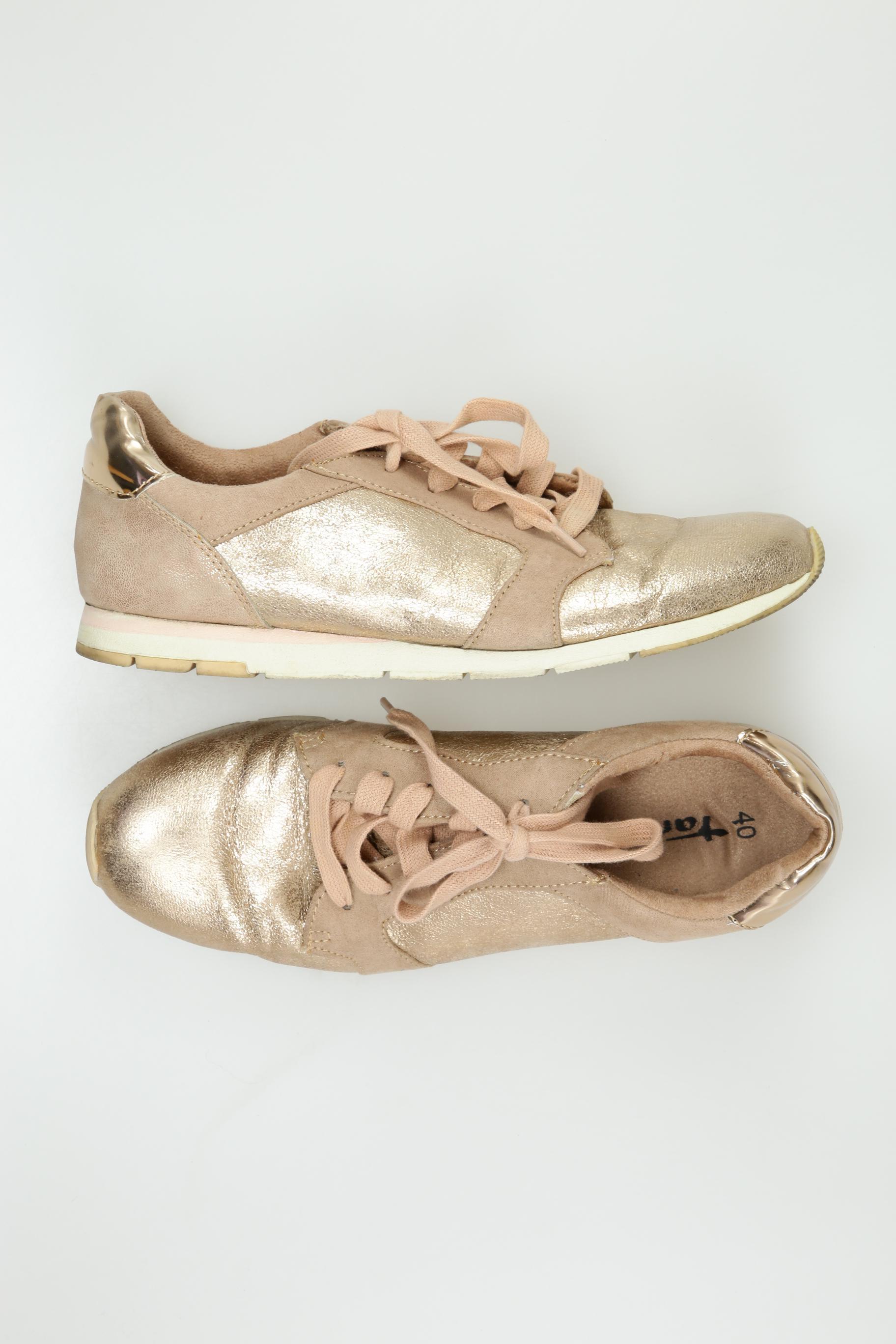 

Tamaris Damen Sneakers, gold, Gr. 40