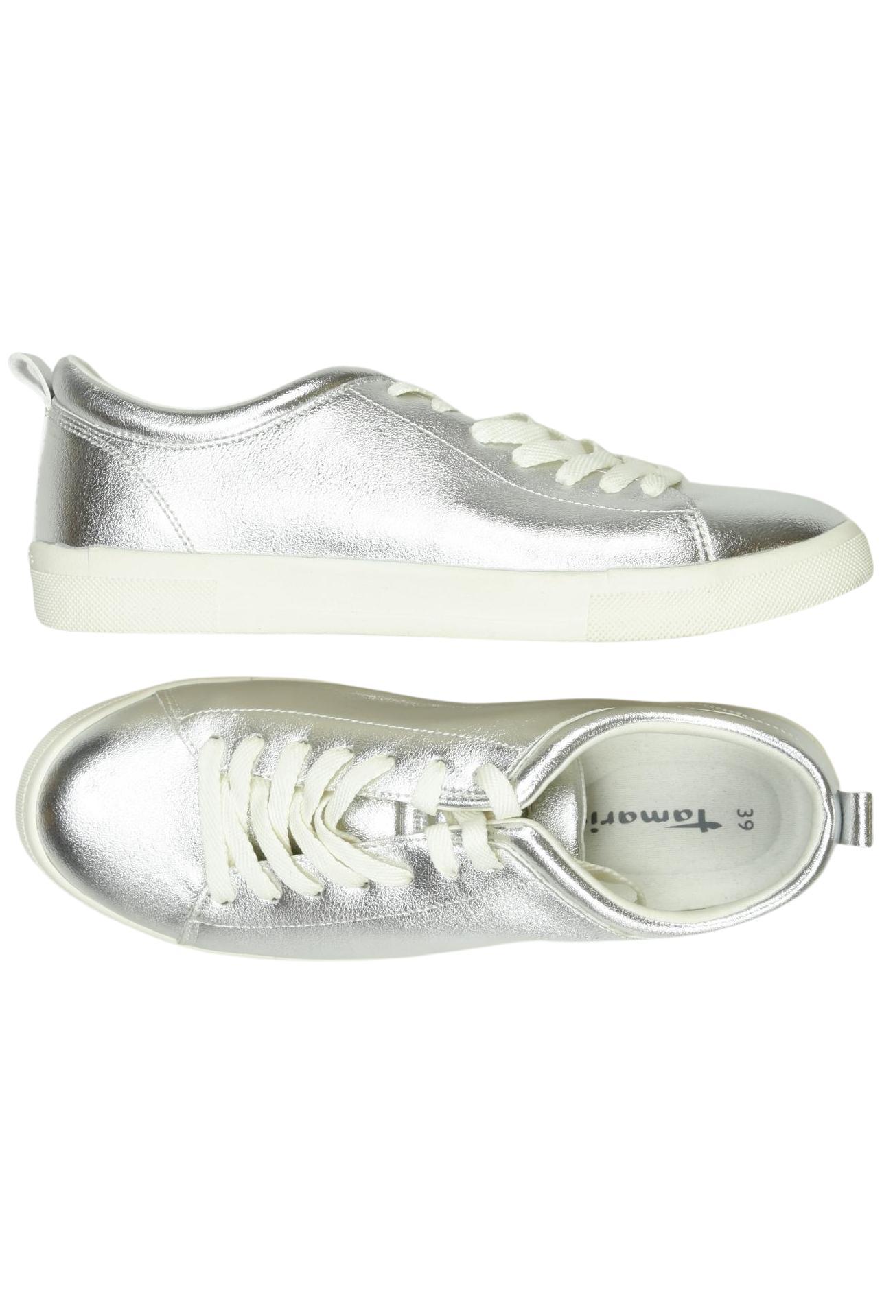 

Tamaris Damen Sneakers, silber, Gr. 39