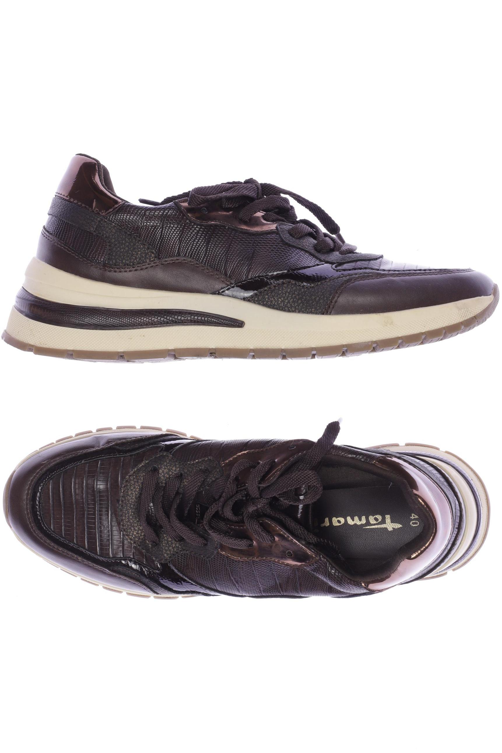 

Tamaris Damen Sneakers, braun, Gr. 40