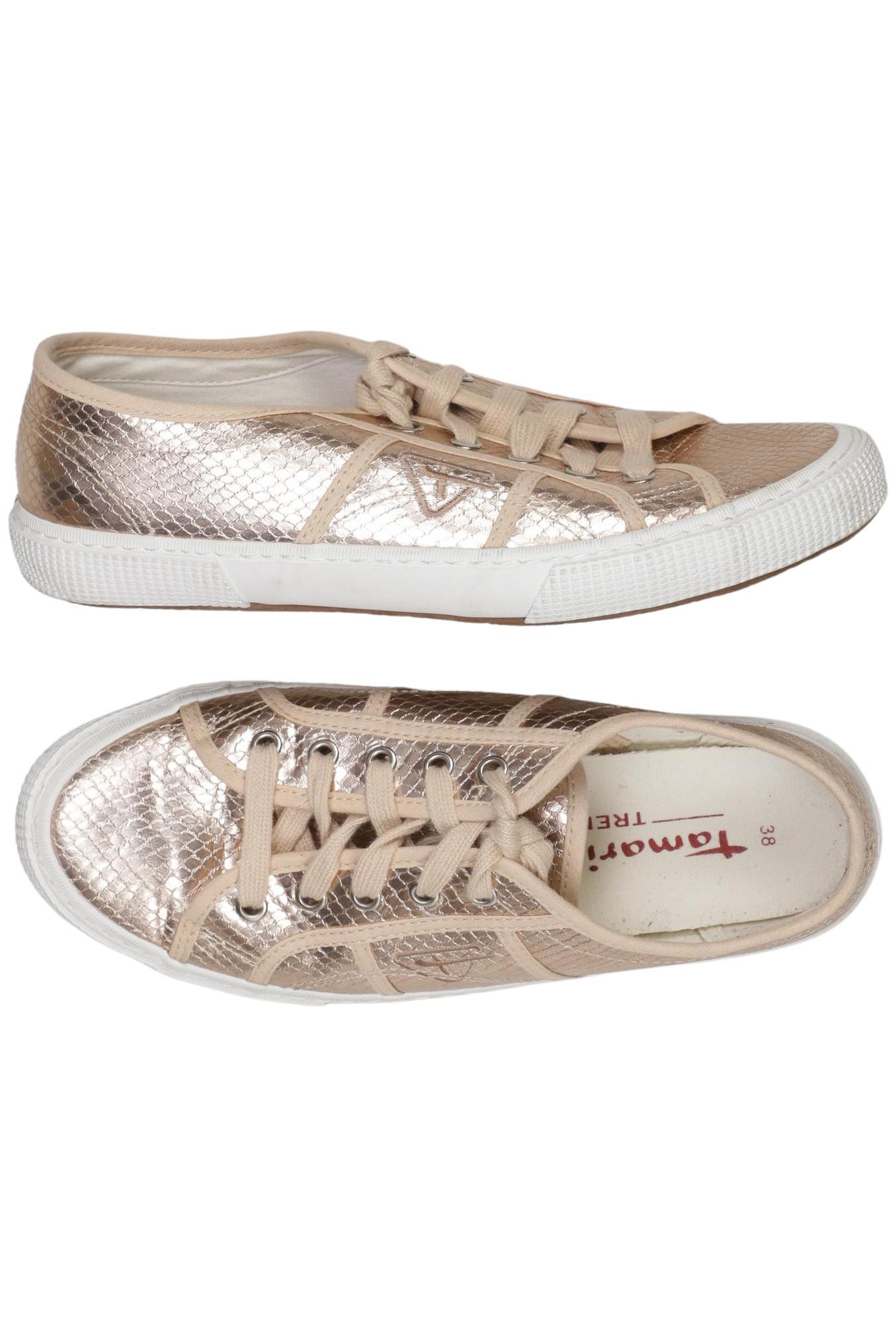 

Tamaris Damen Sneakers, gold, Gr. 38