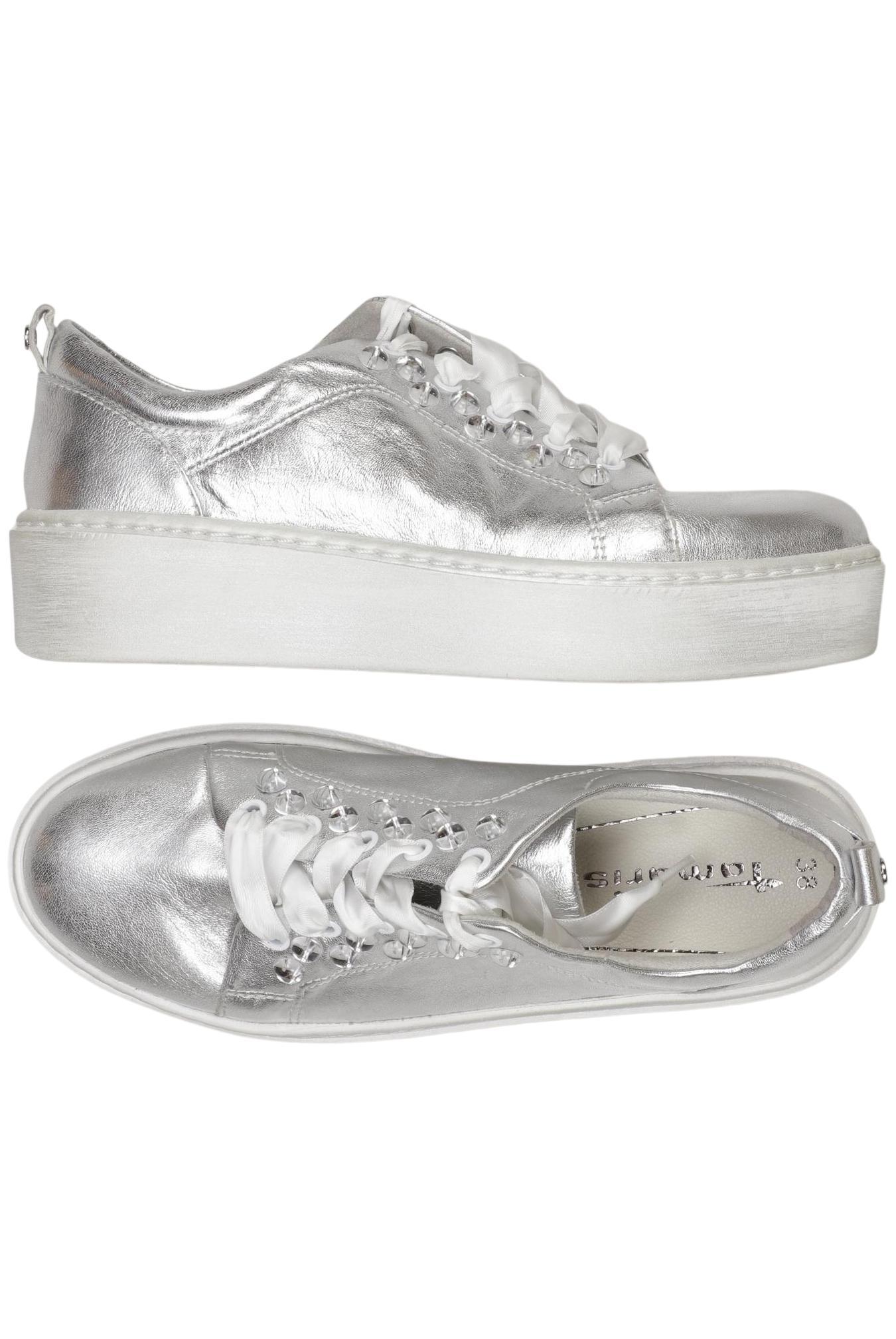 

Tamaris Damen Sneakers, silber, Gr. 38