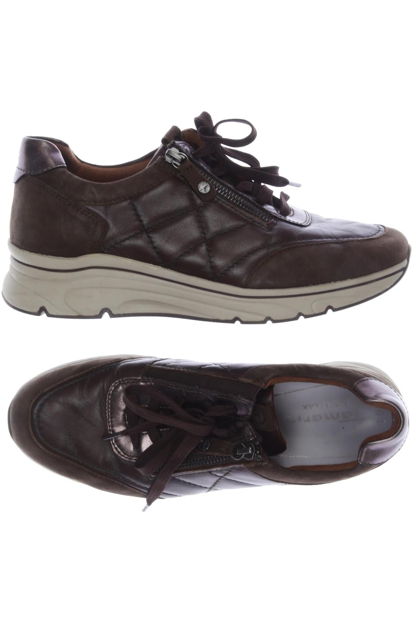 

Tamaris Damen Sneakers, braun, Gr. 41
