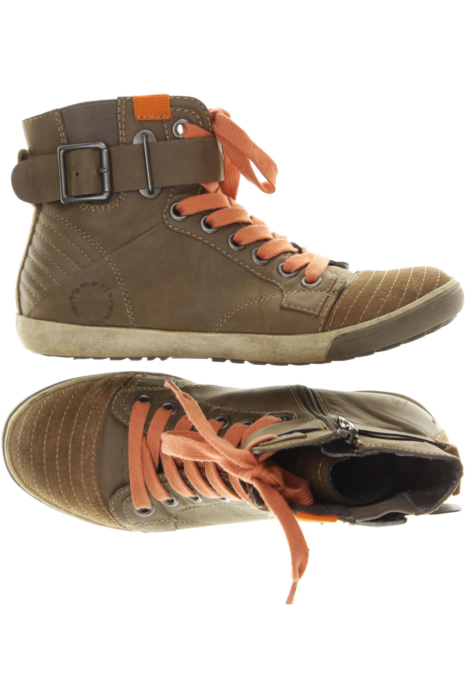 

Tamaris Damen Sneakers, braun, Gr. 38