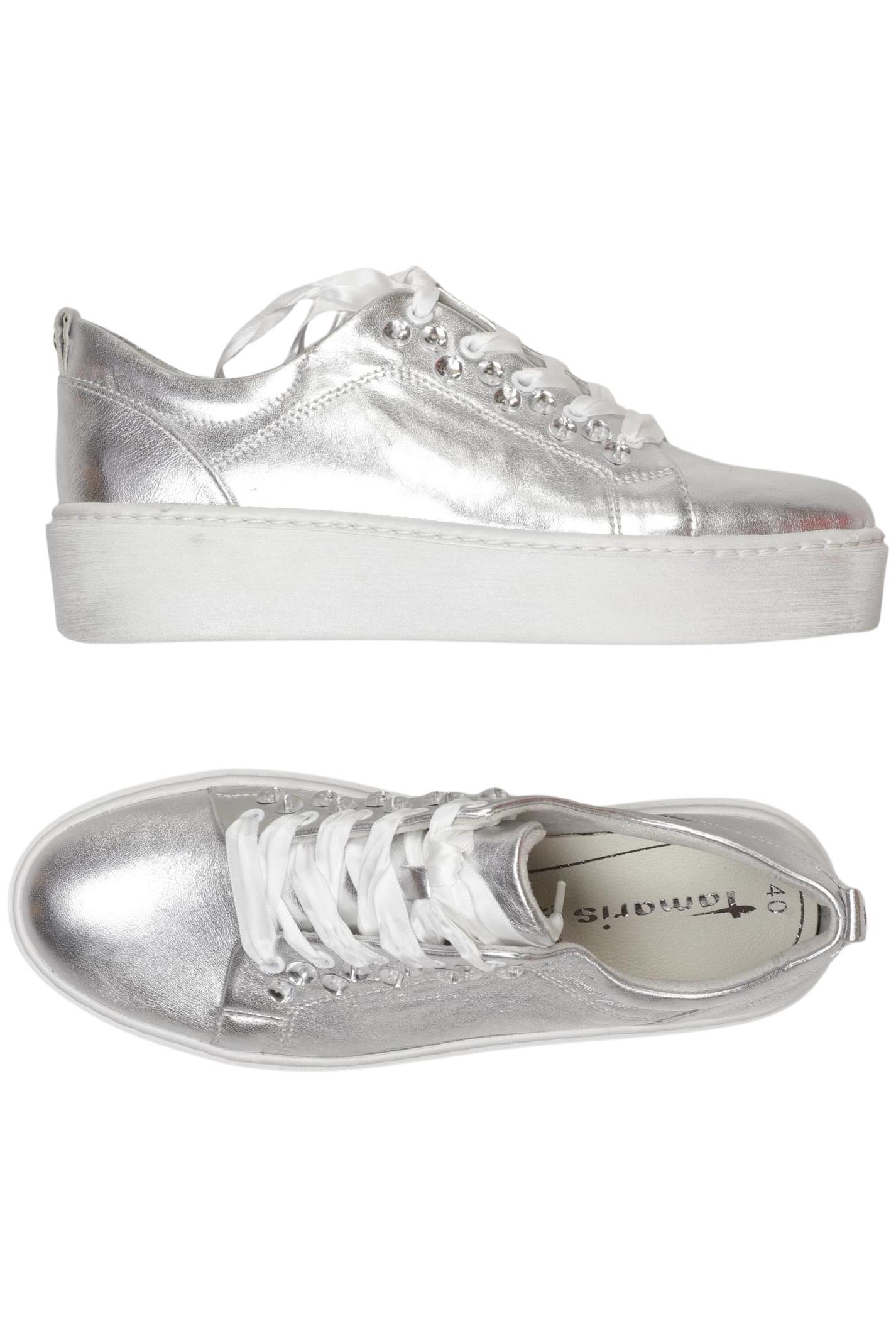 

Tamaris Damen Sneakers, silber, Gr. 40