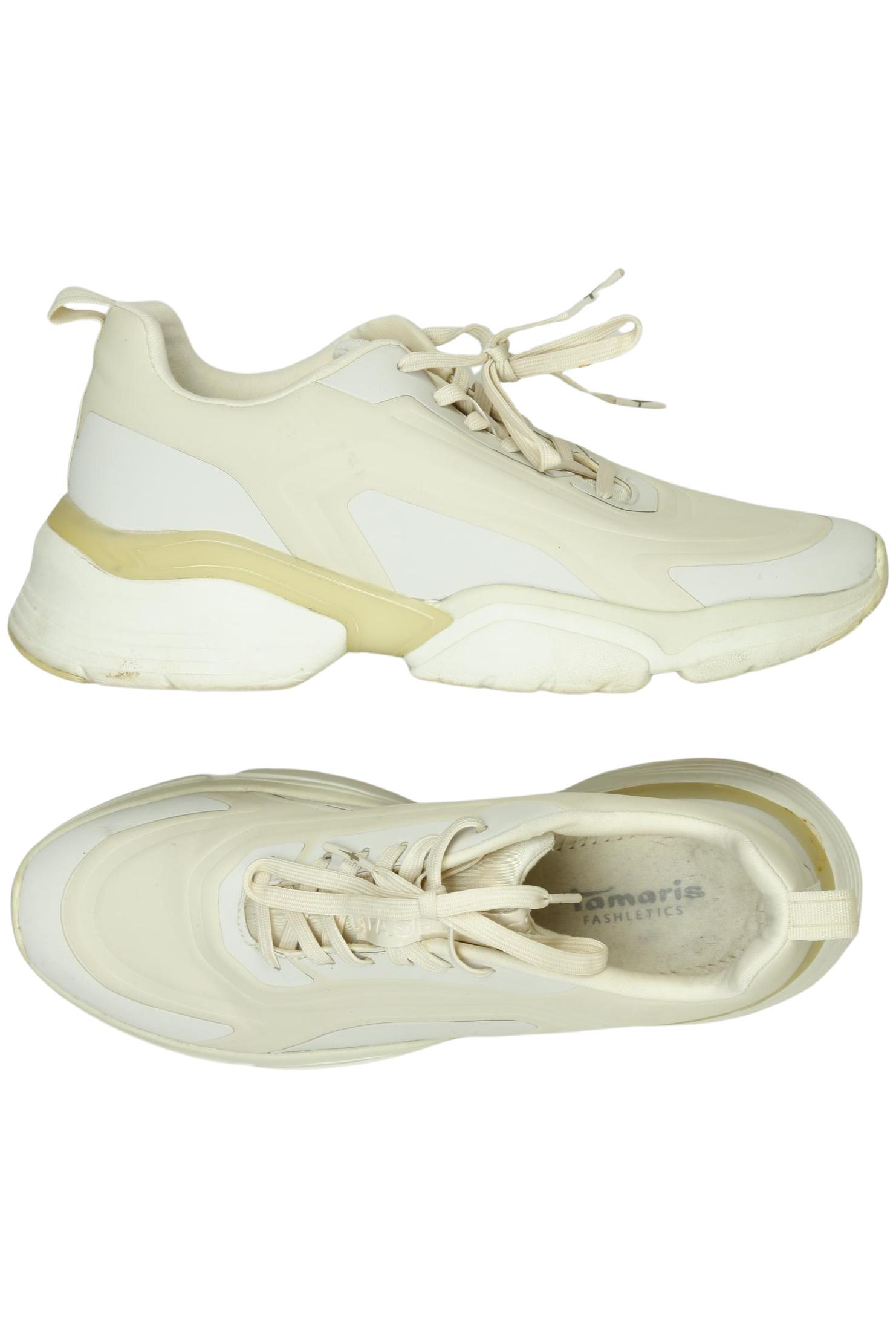 

Tamaris Damen Sneakers, cremeweiß, Gr. 41