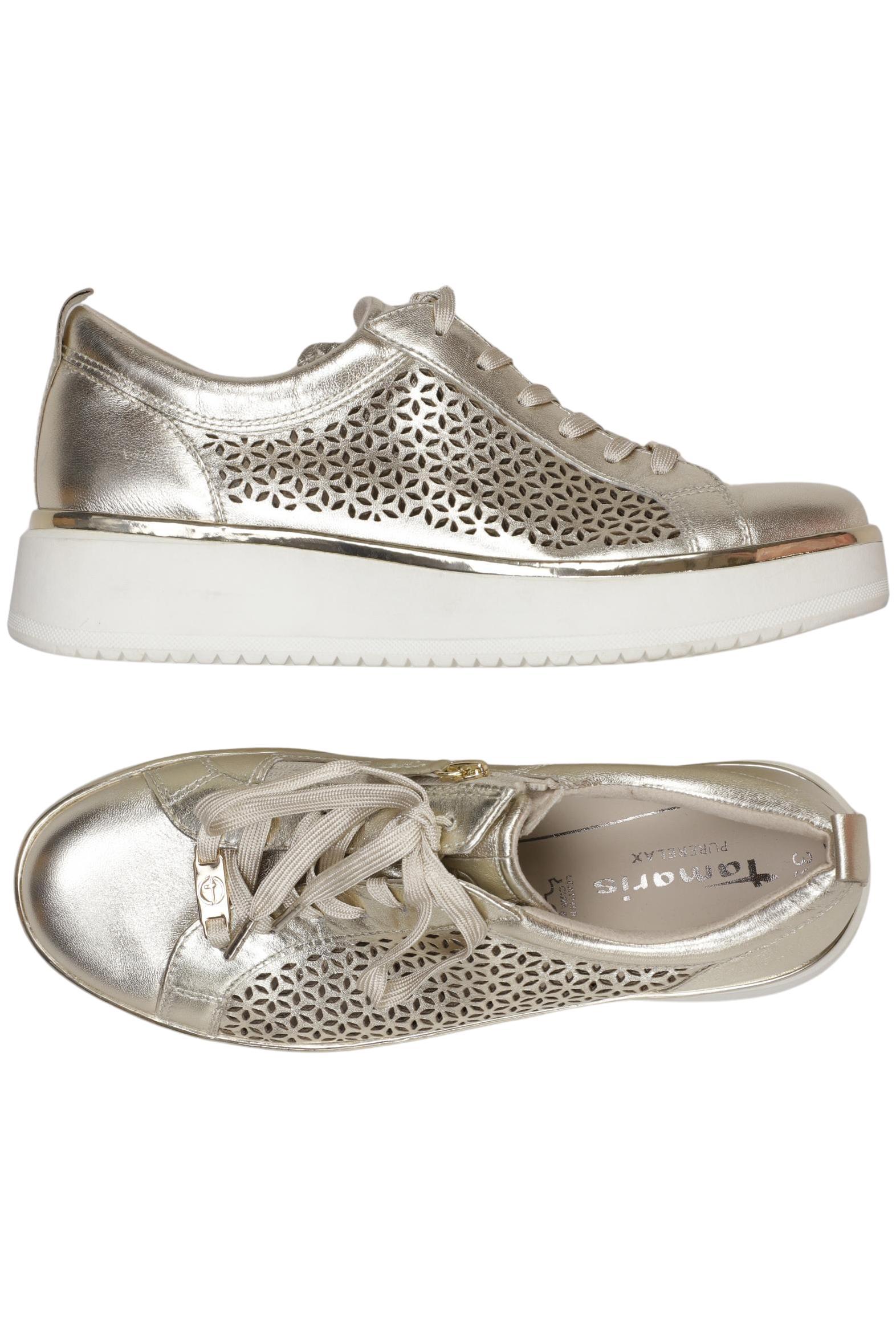 

Tamaris Damen Sneakers, gold, Gr. 39