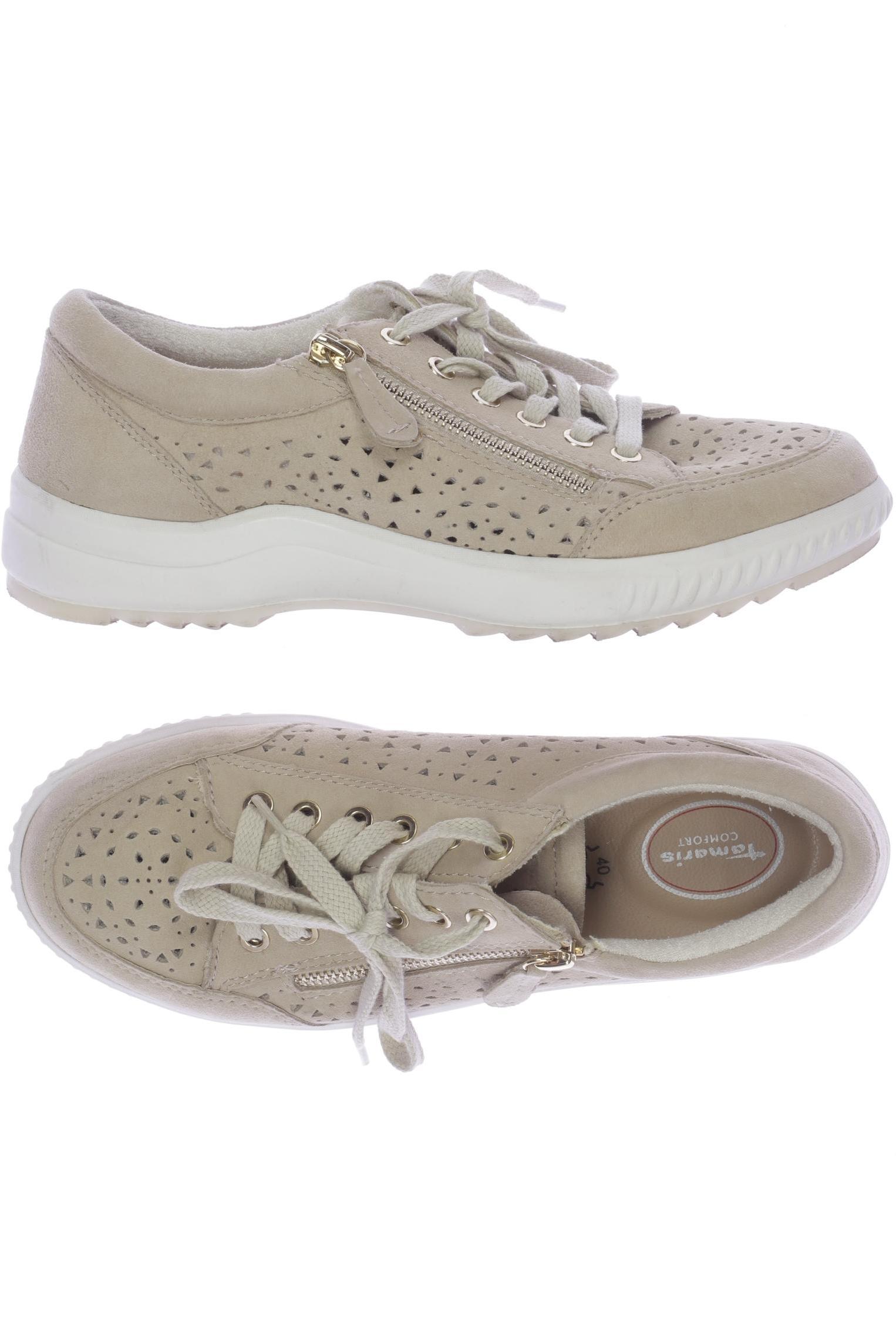 

Tamaris Damen Sneakers, beige, Gr. 40