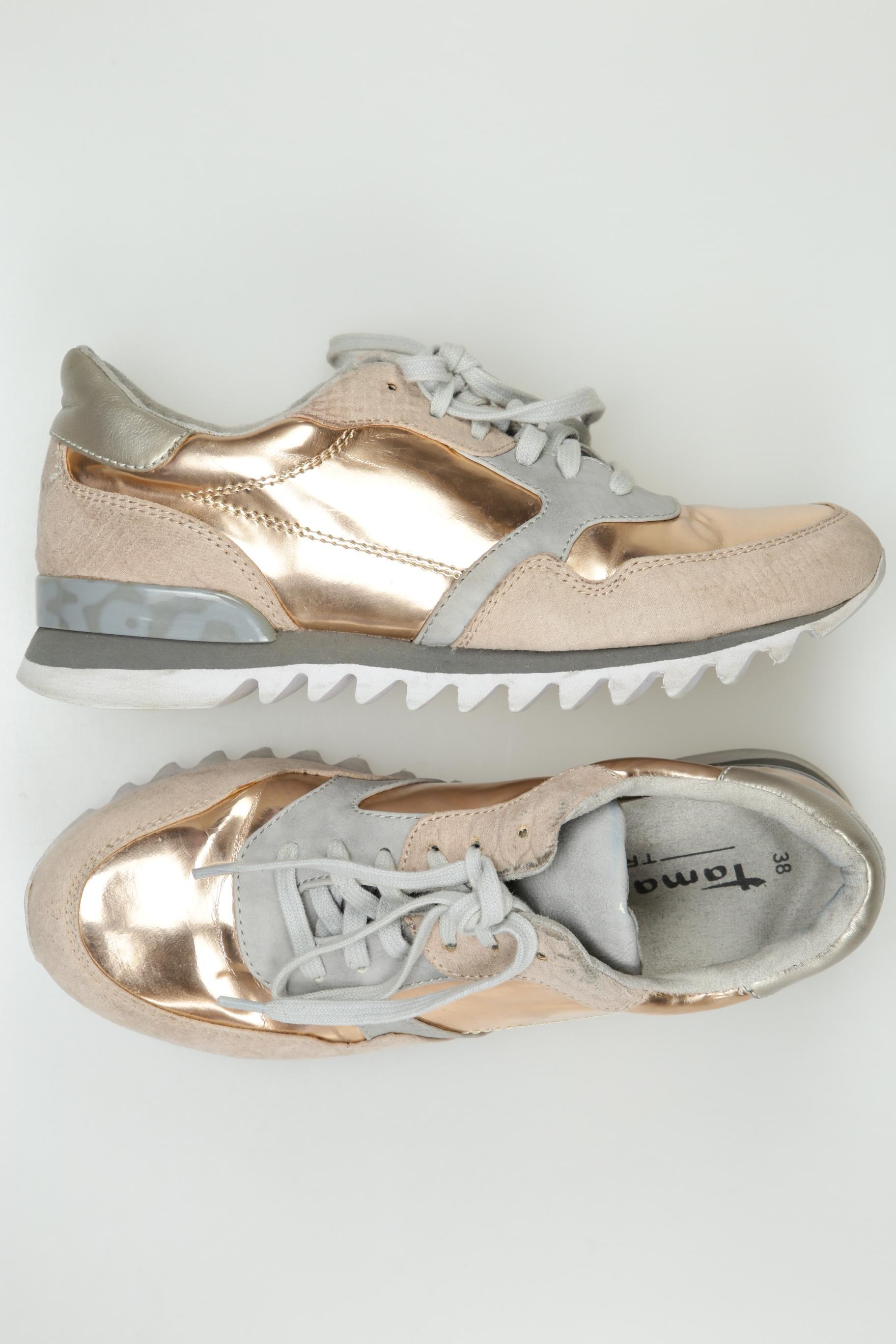 

Tamaris Damen Sneakers, gold, Gr. 38