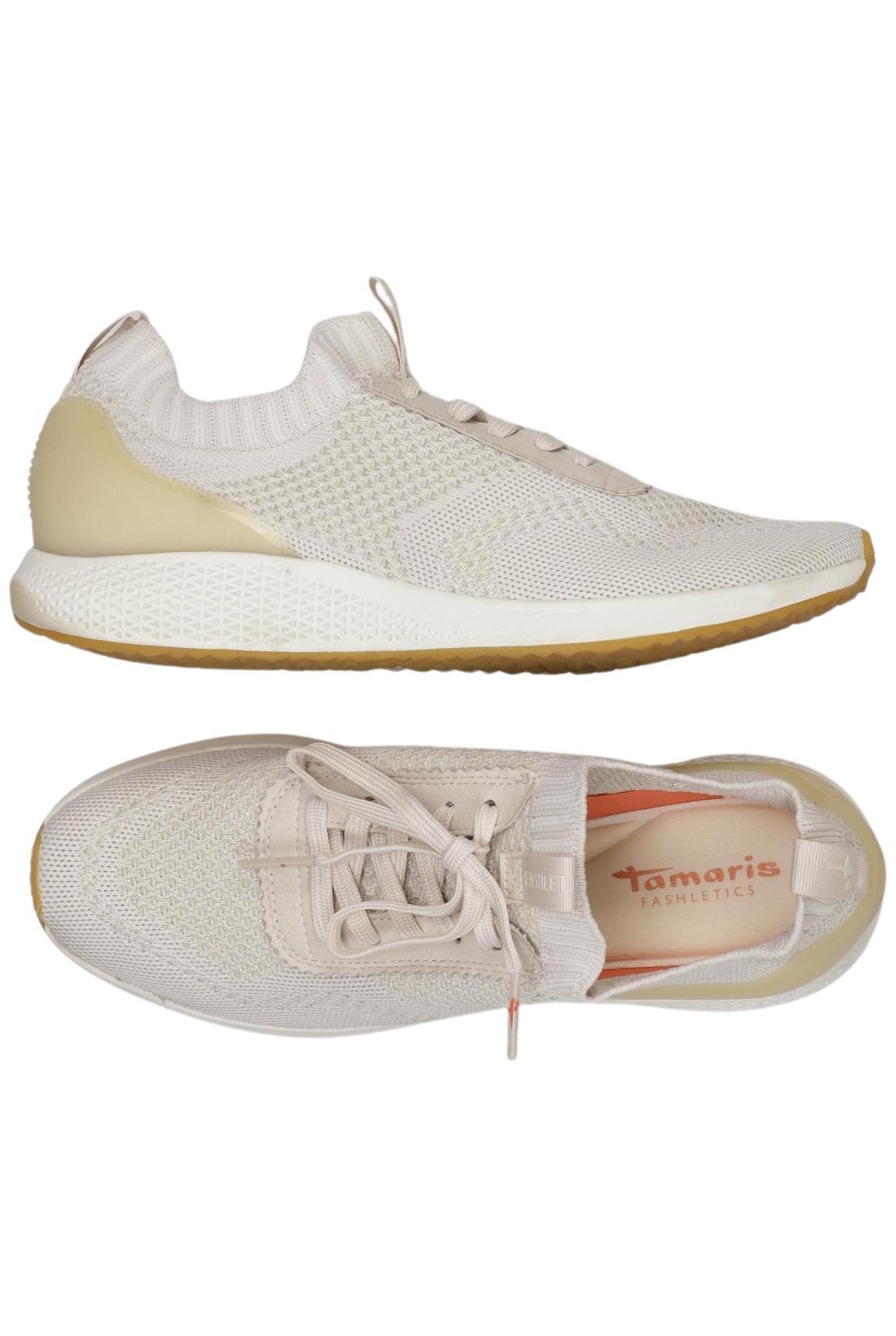 

Tamaris Damen Sneakers, cremeweiß, Gr. 38