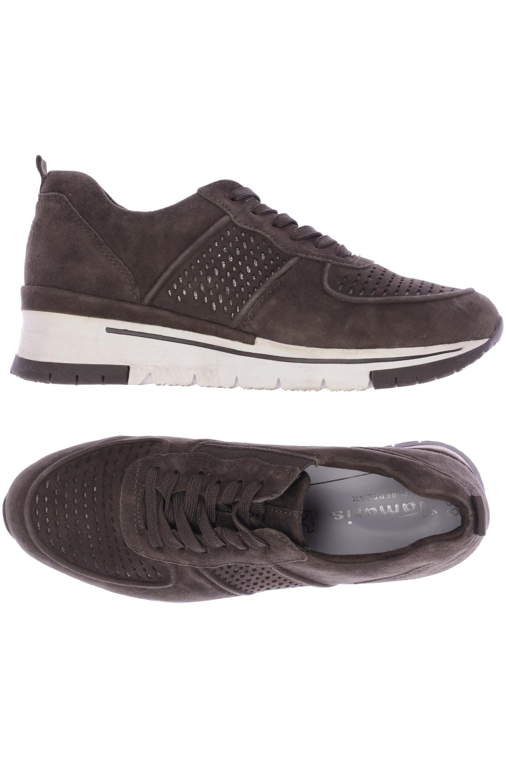 

Tamaris Damen Sneakers, braun, Gr. 39