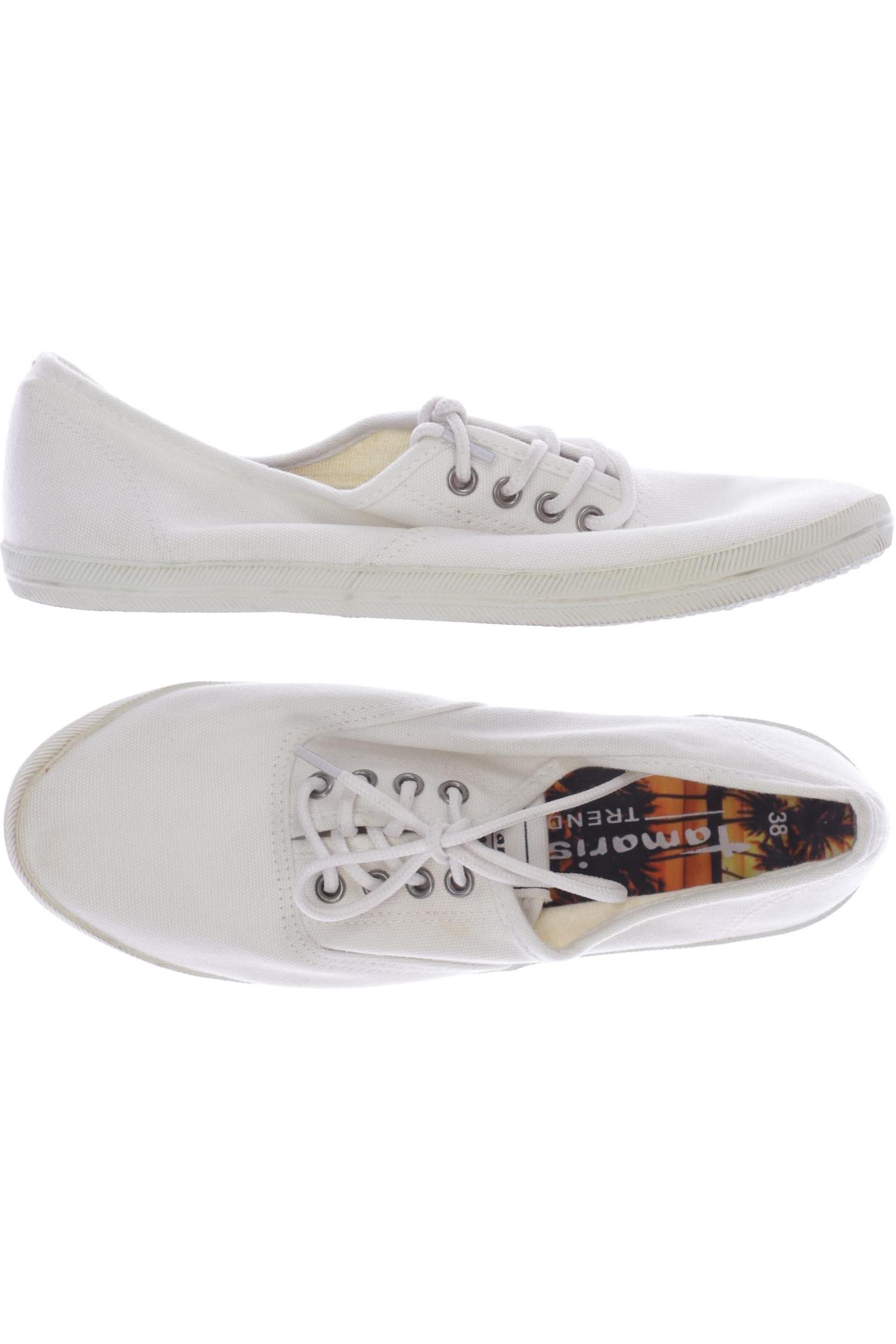 

Tamaris Damen Sneakers, cremeweiß