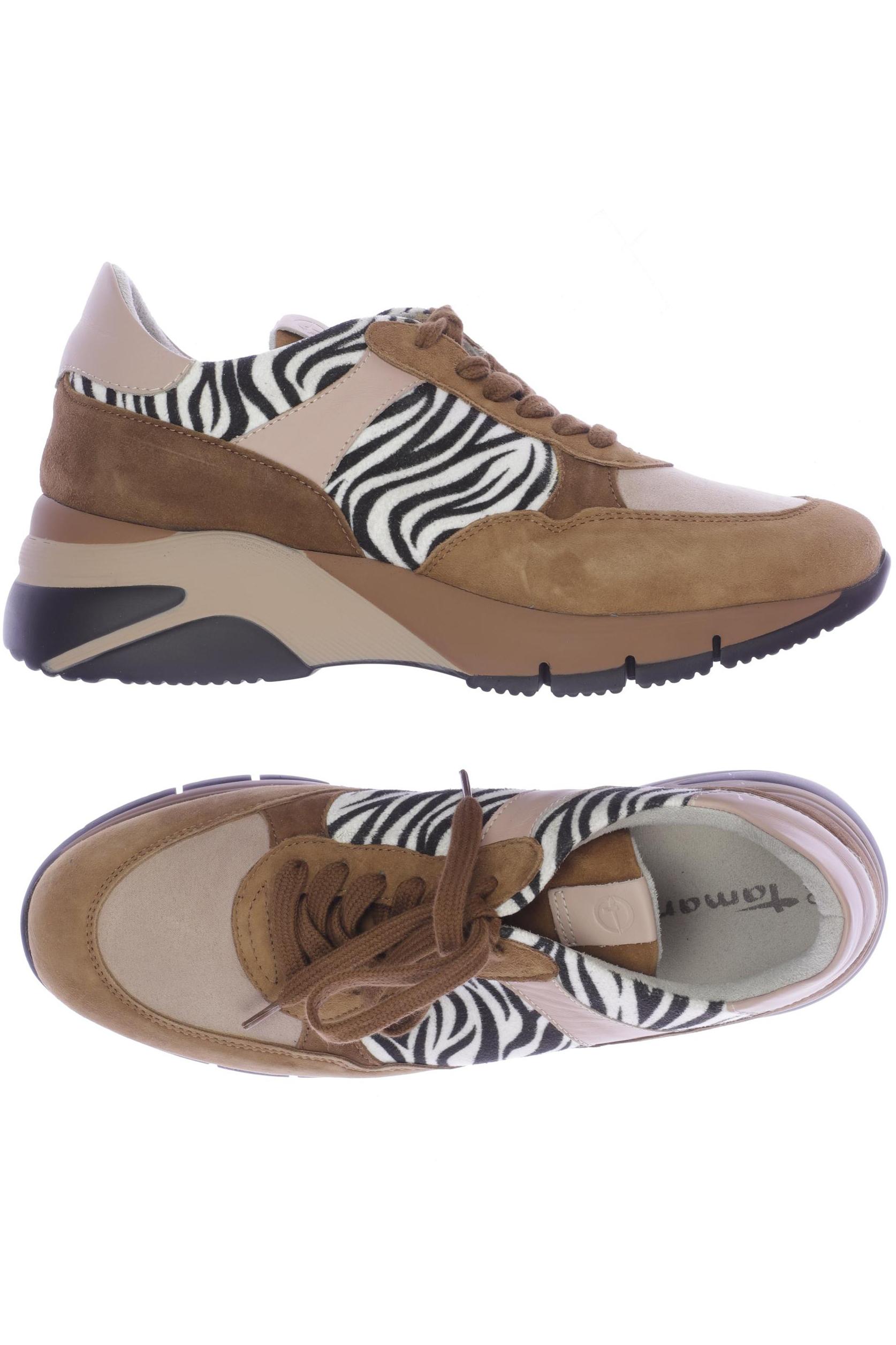 

Tamaris Damen Sneakers, braun, Gr. 40
