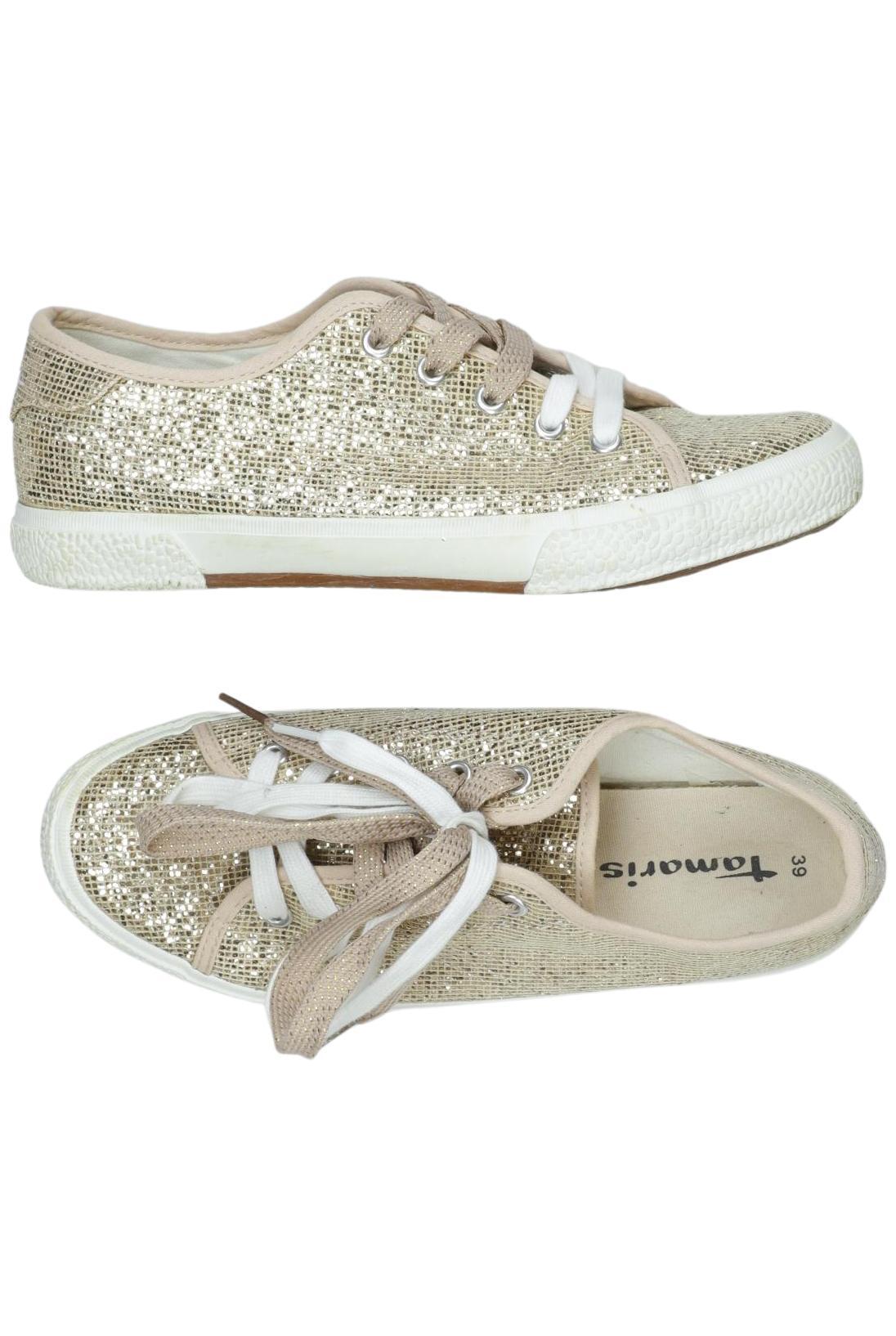 

Tamaris Damen Sneakers, gold, Gr. 39