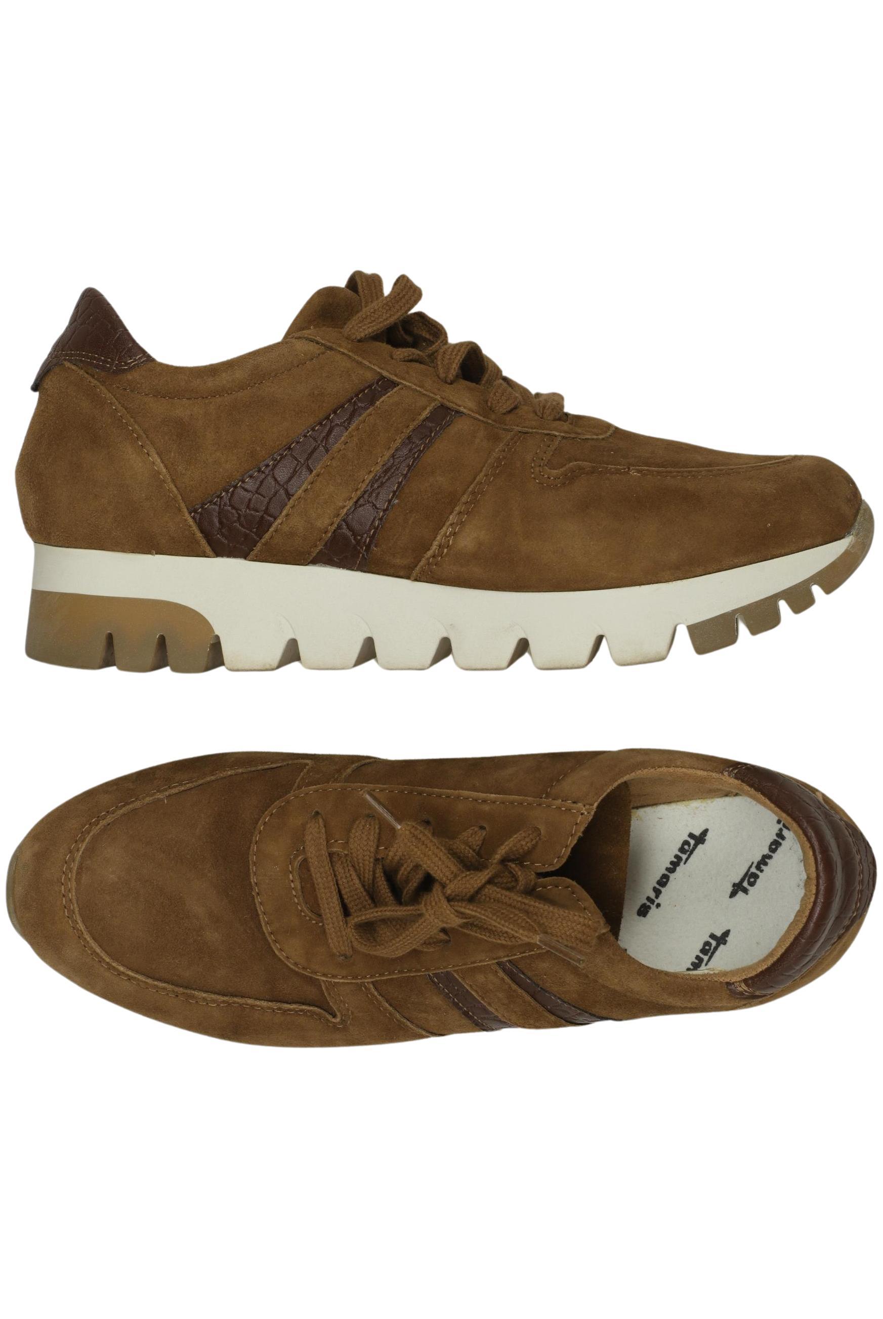 

Tamaris Damen Sneakers, braun, Gr. 39