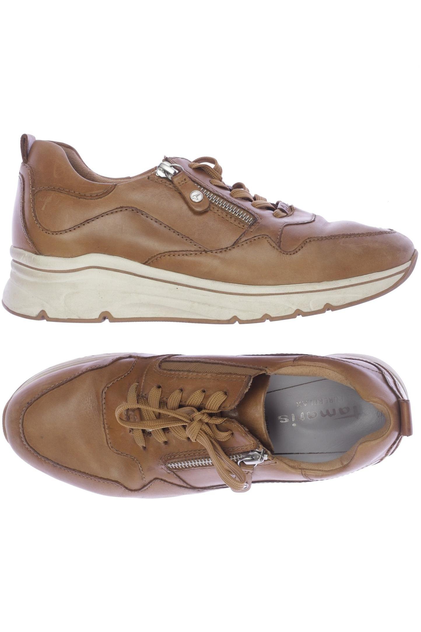 

Tamaris Damen Sneakers, braun, Gr. 38