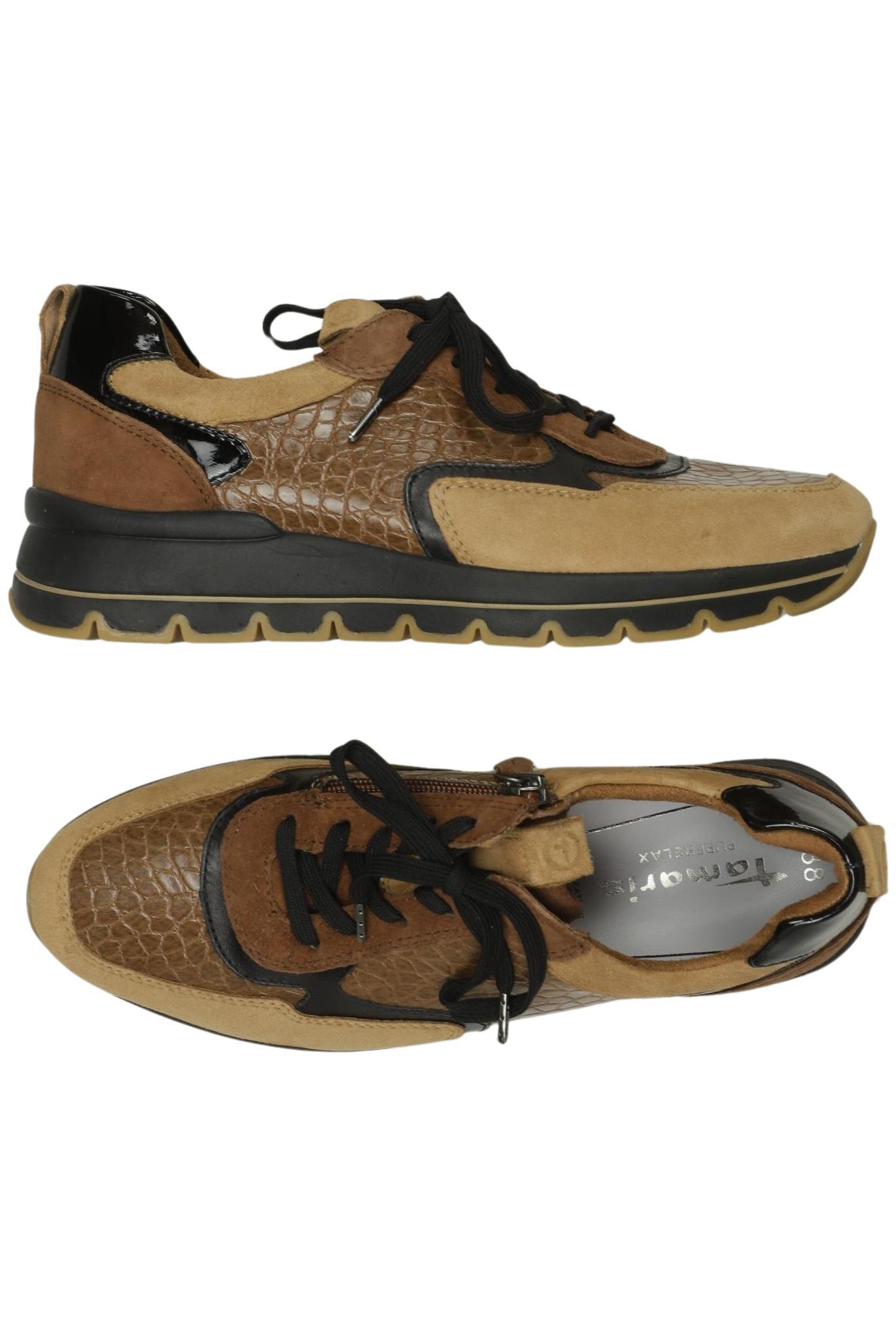 

Tamaris Damen Sneakers, braun, Gr. 38