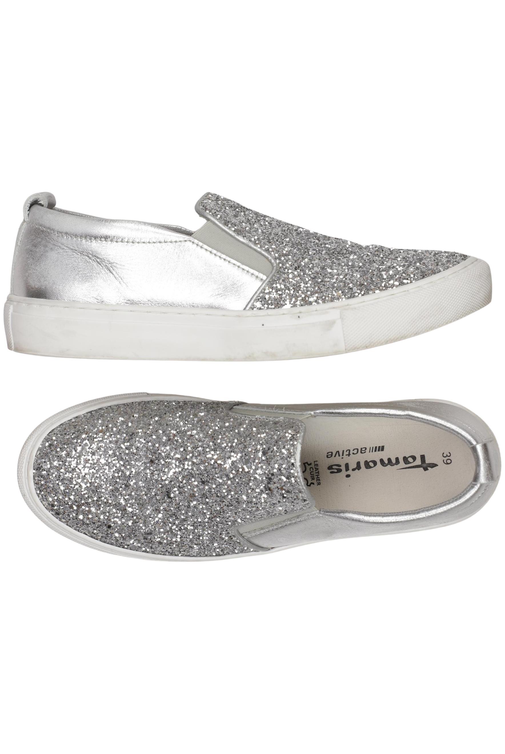 

Tamaris Damen Sneakers, silber, Gr. 39