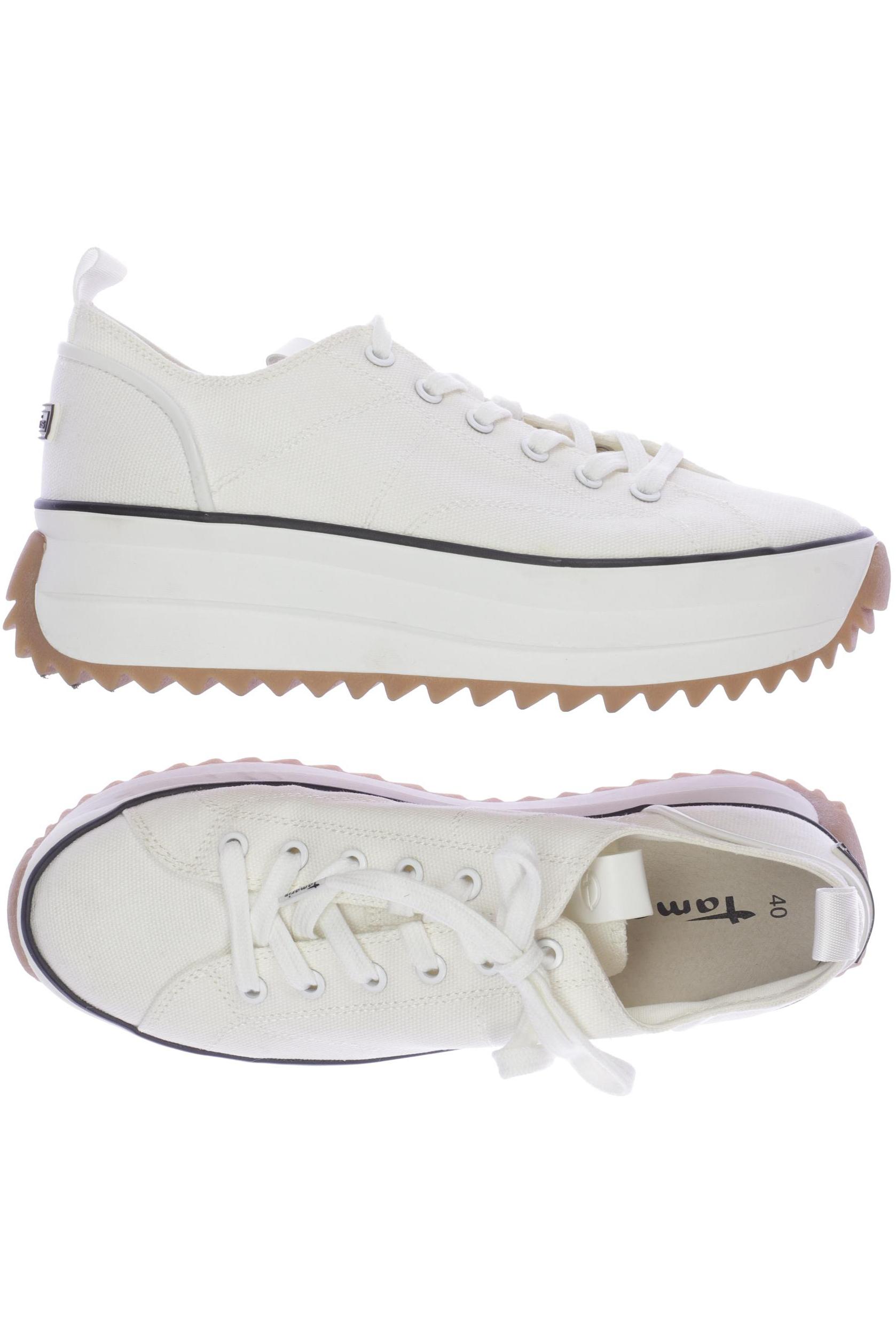 

Tamaris Damen Sneakers, cremeweiß, Gr. 40