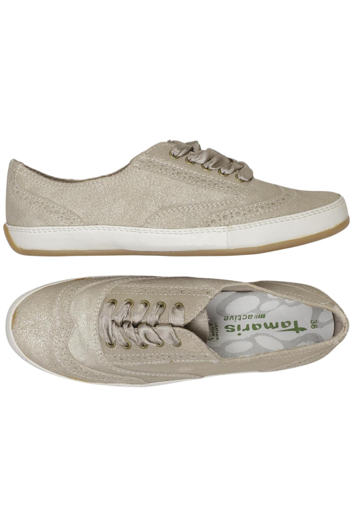 

Tamaris Damen Sneakers, beige, Gr. 36