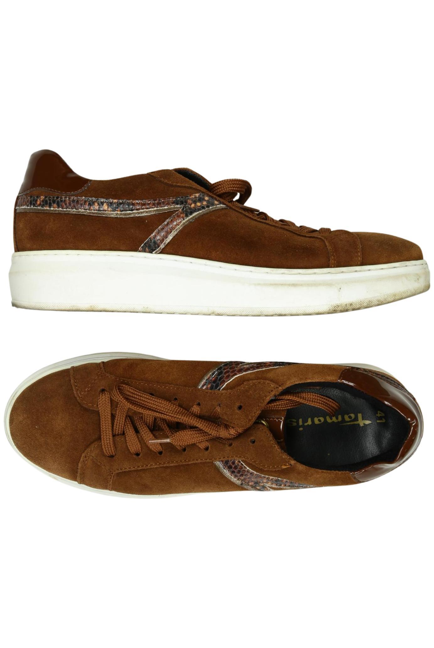 

Tamaris Damen Sneakers, braun, Gr. 41