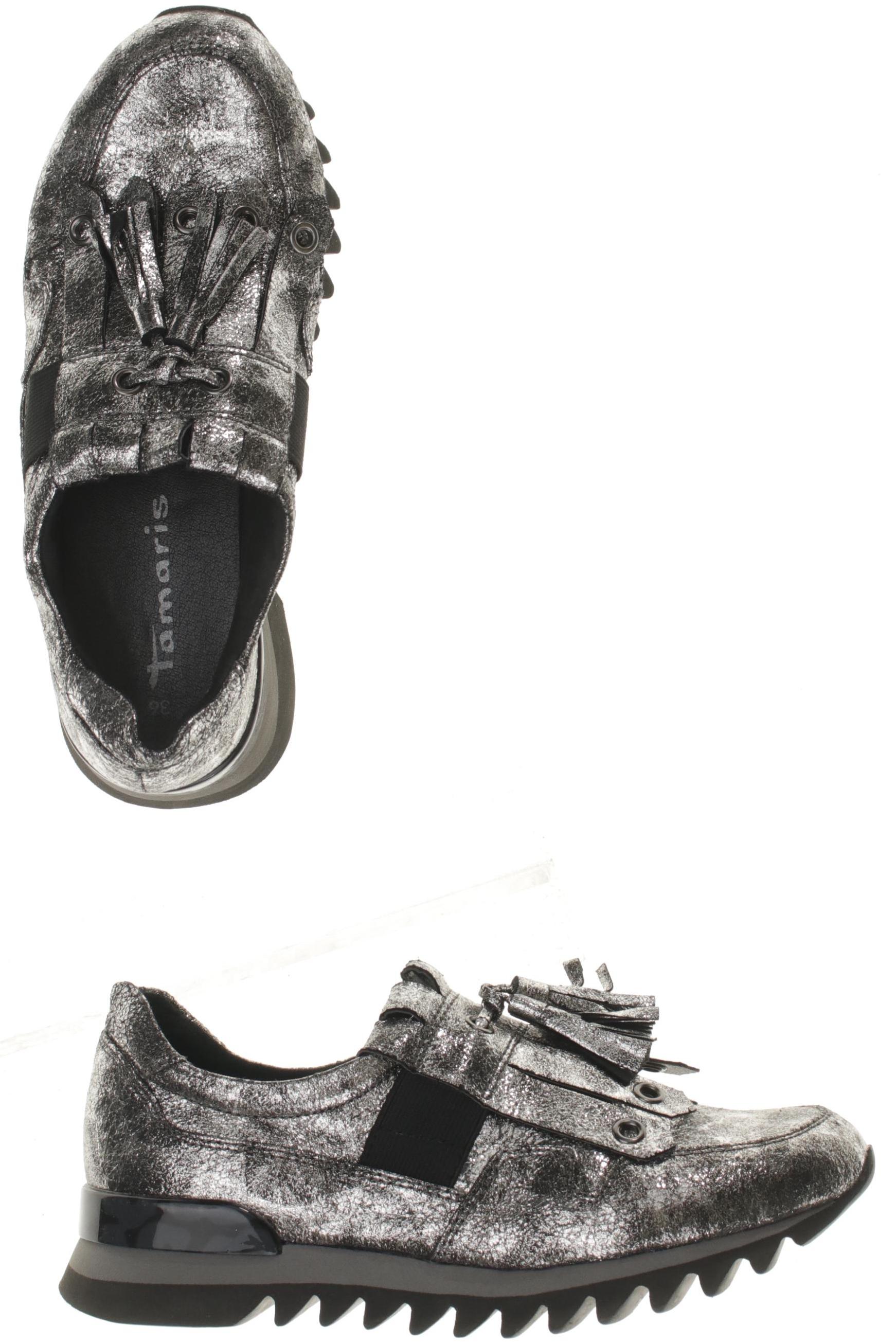 

Tamaris Damen Sneakers, silber, Gr. 36