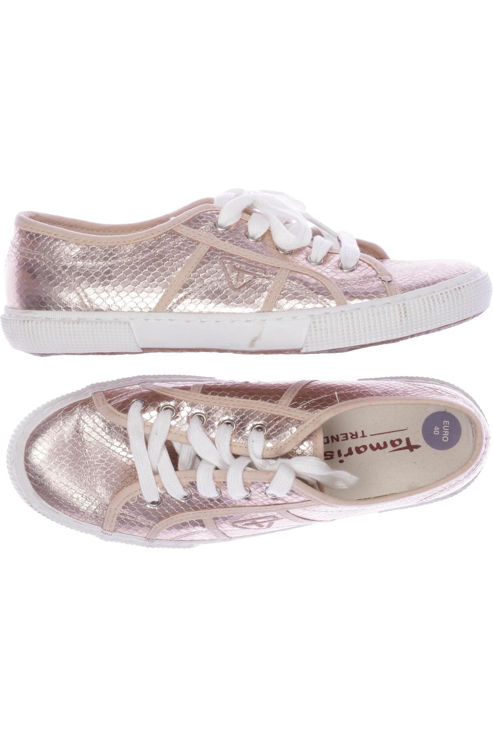 

Tamaris Damen Sneakers, gold, Gr. 40