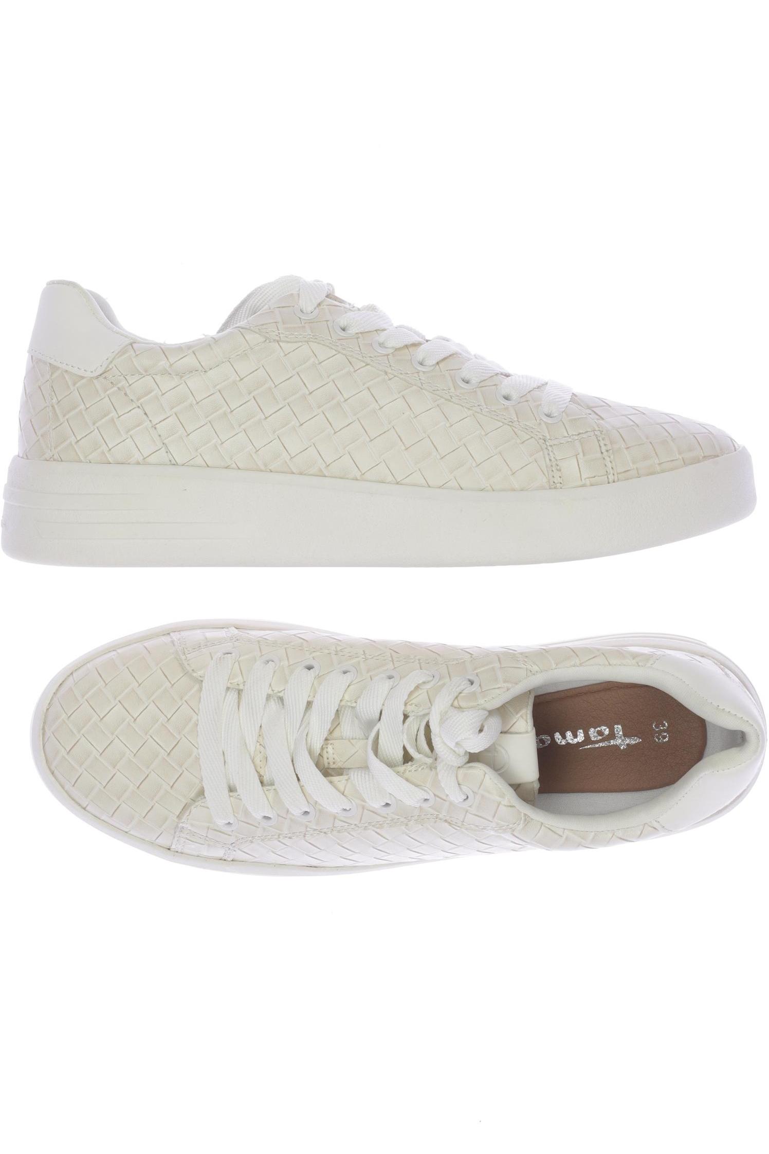 

Tamaris Damen Sneakers, cremeweiß, Gr. 39