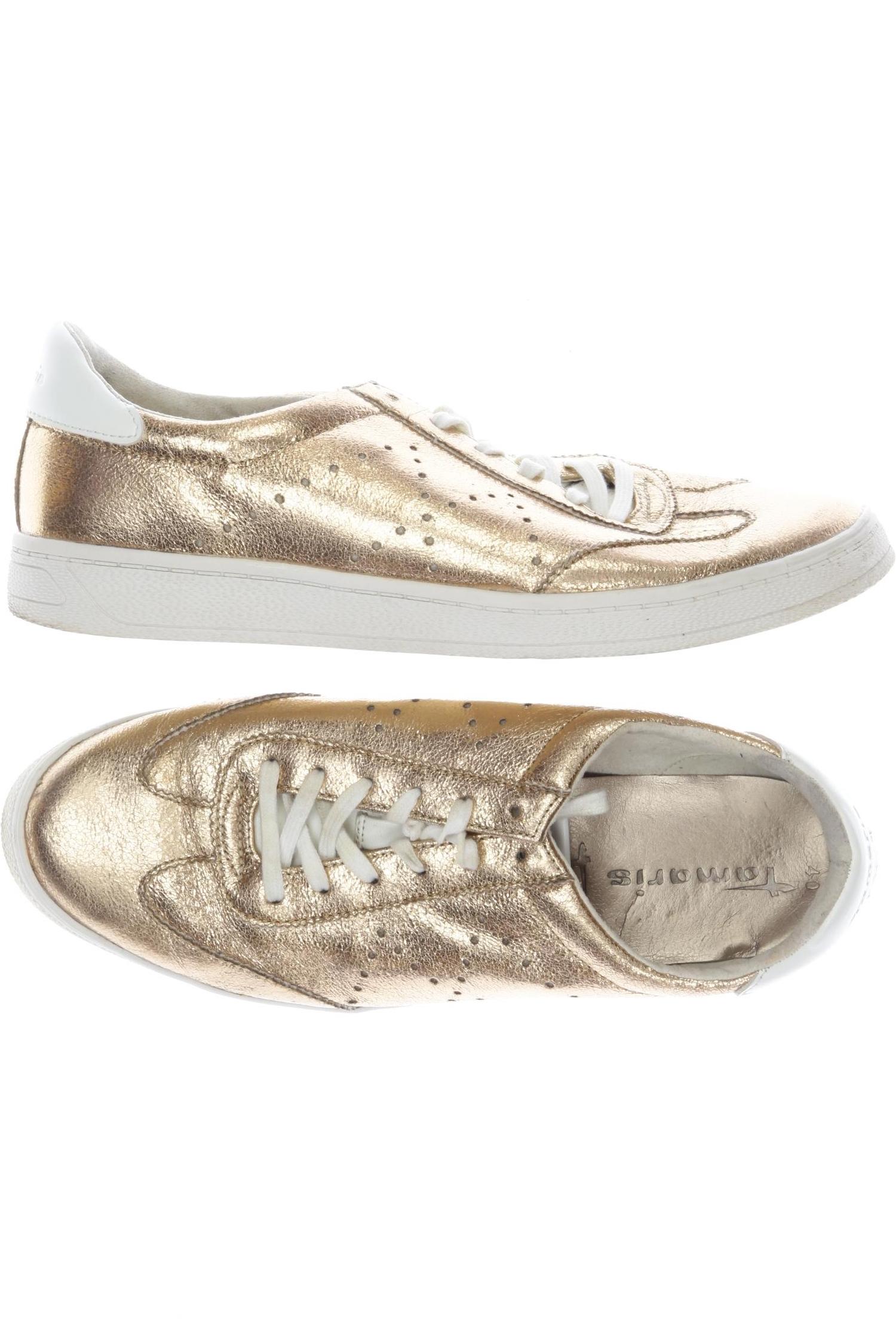 

Tamaris Damen Sneakers, gold, Gr. 40