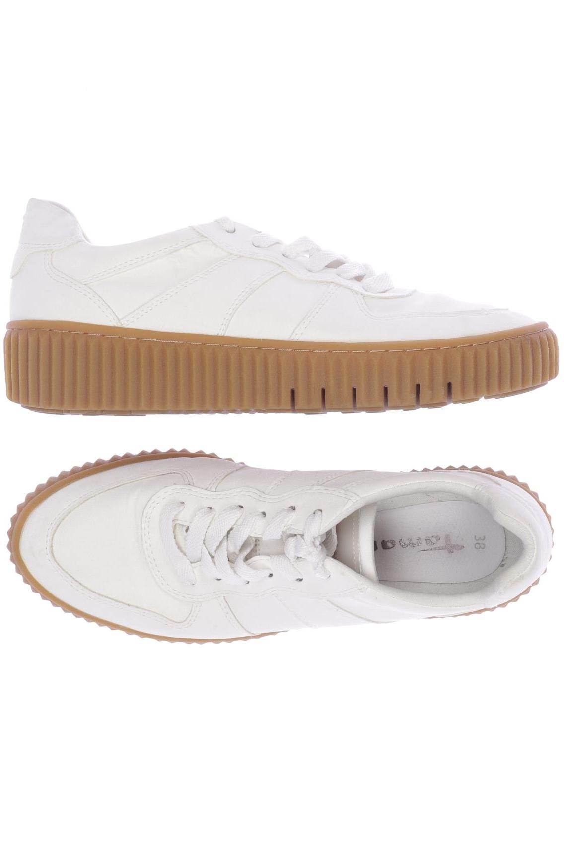 

Tamaris Damen Sneakers, cremeweiß, Gr. 38